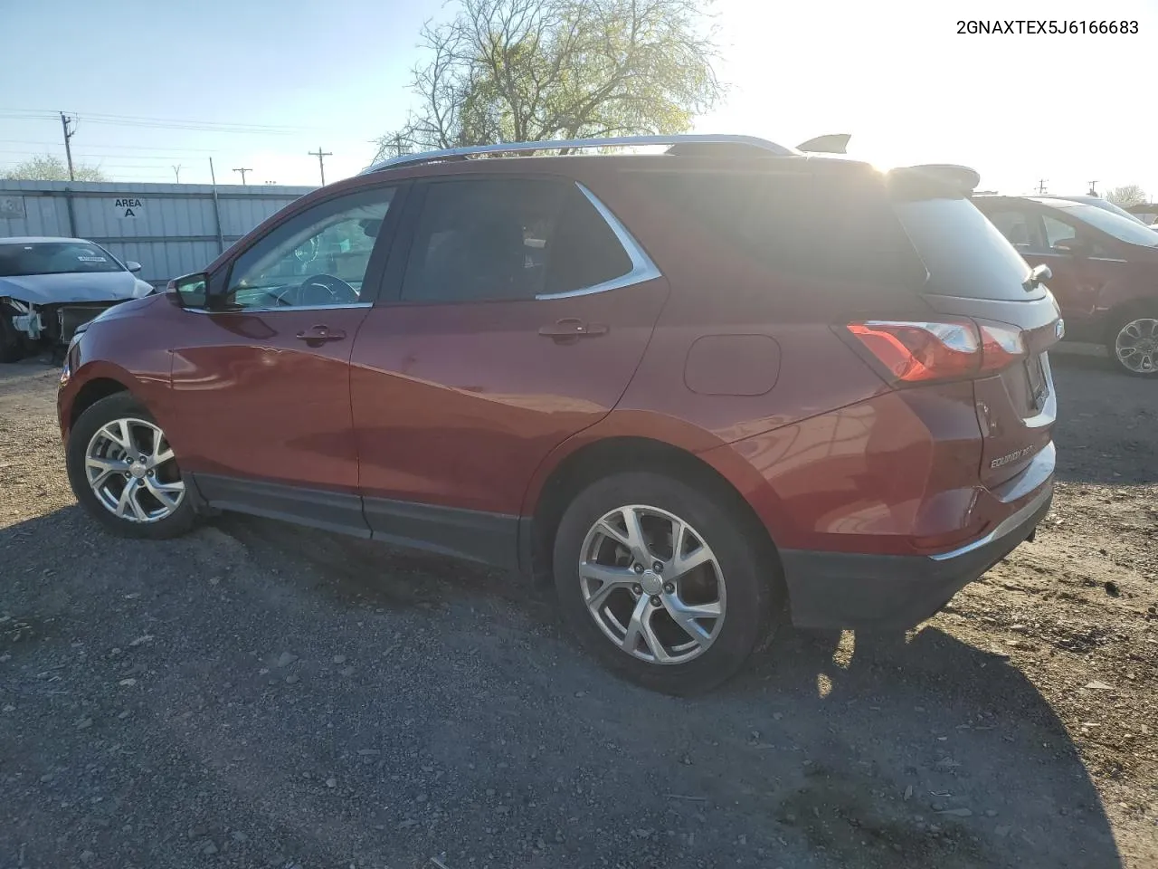 2018 Chevrolet Equinox Lt VIN: 2GNAXTEX5J6166683 Lot: 41558574