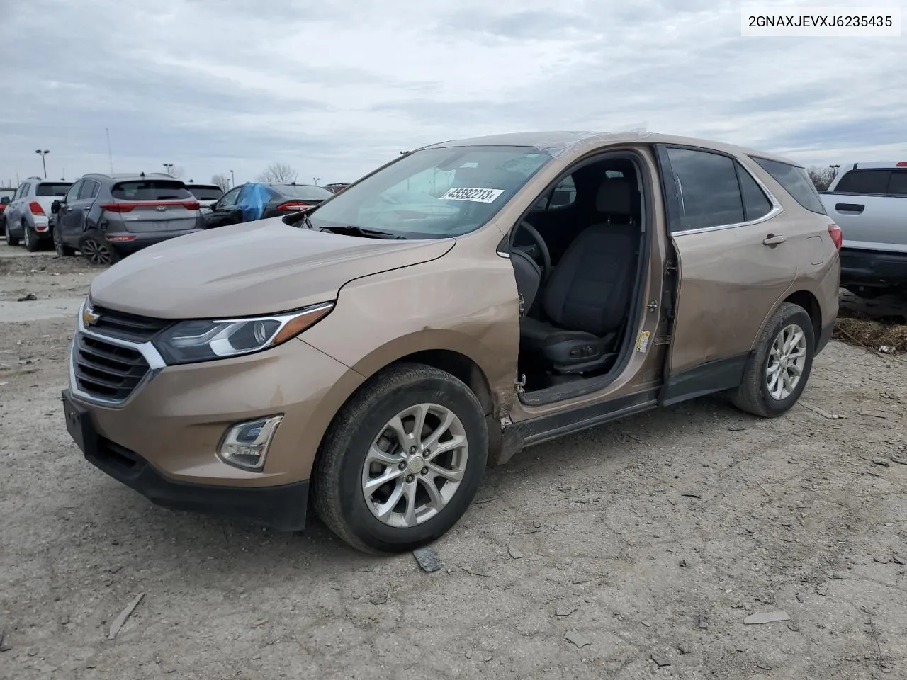 2018 Chevrolet Equinox Lt VIN: 2GNAXJEVXJ6235435 Lot: 45592213