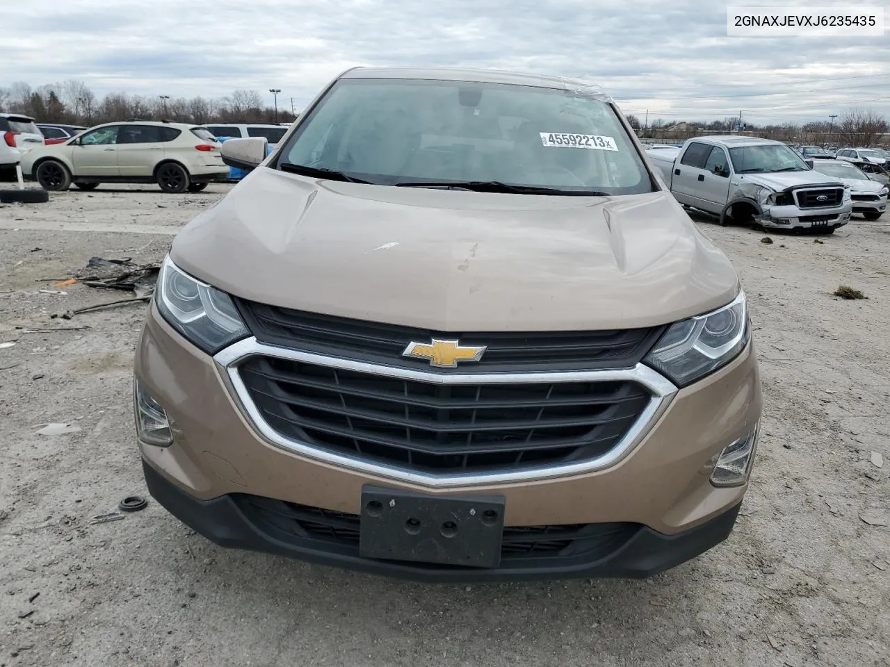 2018 Chevrolet Equinox Lt VIN: 2GNAXJEVXJ6235435 Lot: 45592213