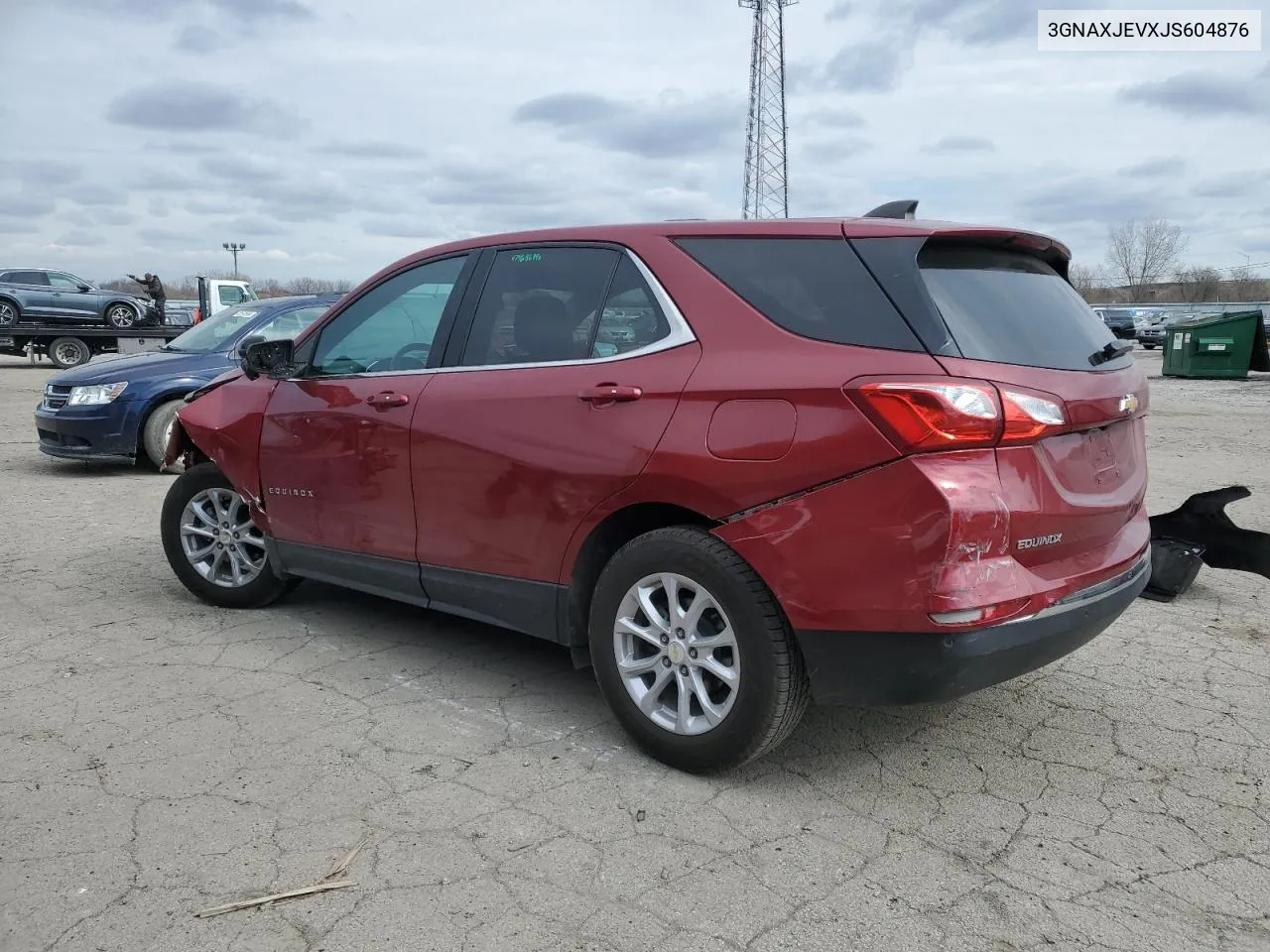 2018 Chevrolet Equinox Lt VIN: 3GNAXJEVXJS604876 Lot: 47468684