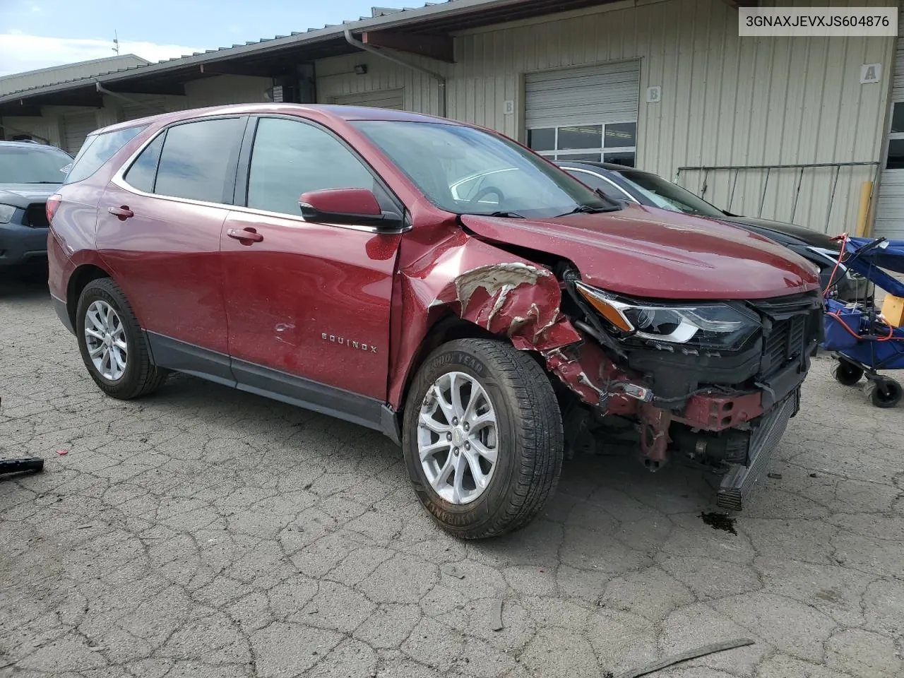 2018 Chevrolet Equinox Lt VIN: 3GNAXJEVXJS604876 Lot: 47468684