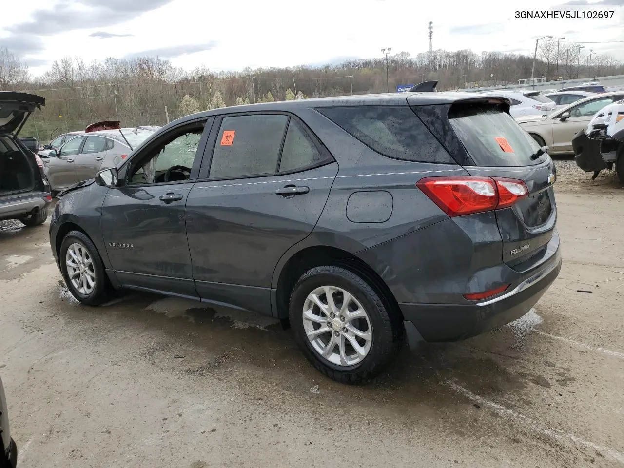 2018 Chevrolet Equinox Ls VIN: 3GNAXHEV5JL102697 Lot: 48199474