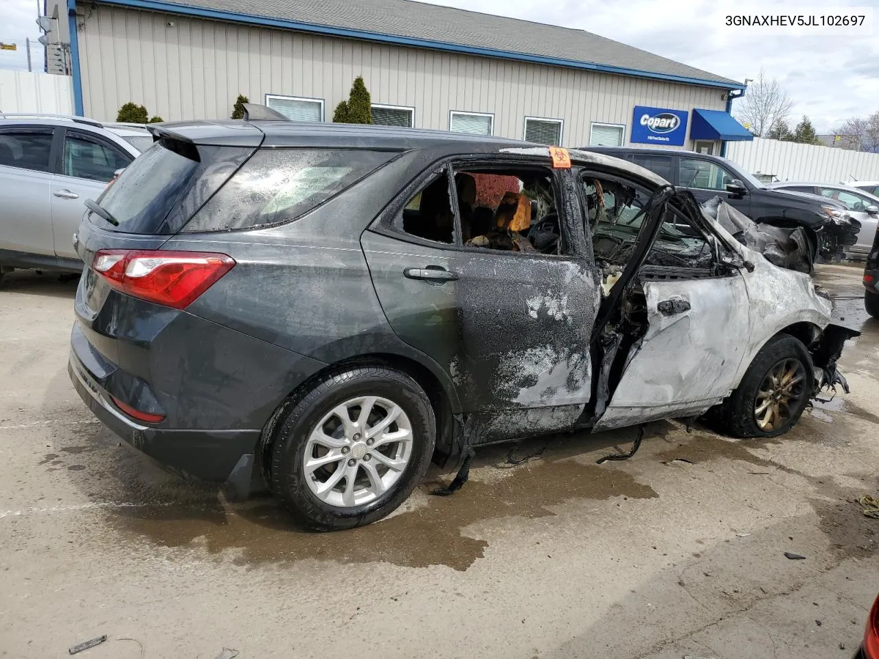 2018 Chevrolet Equinox Ls VIN: 3GNAXHEV5JL102697 Lot: 48199474