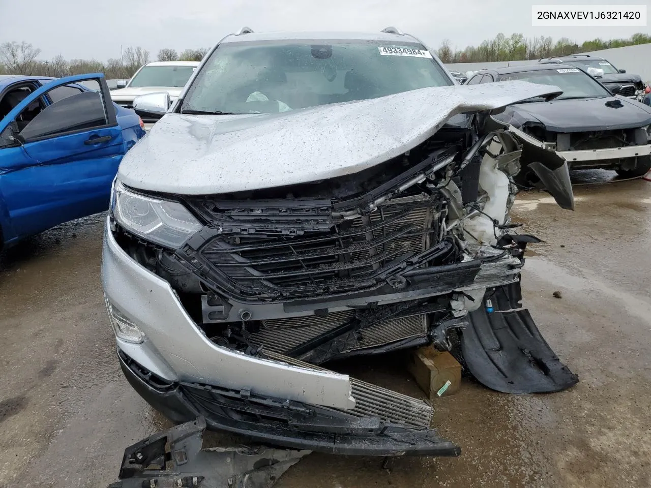 2018 Chevrolet Equinox Premier VIN: 2GNAXVEV1J6321420 Lot: 49334984