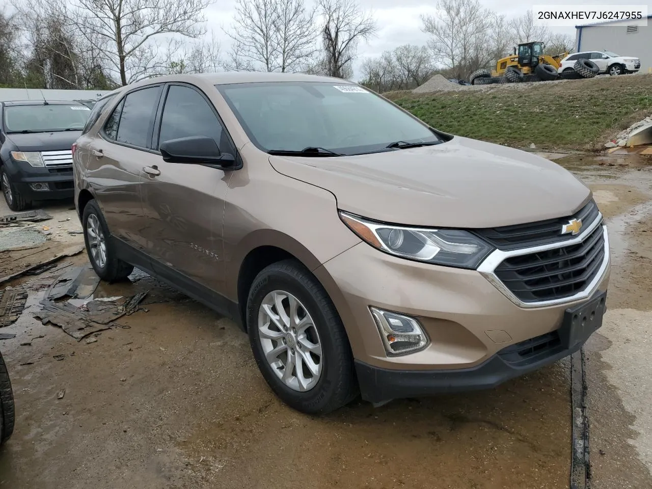 2018 Chevrolet Equinox Ls VIN: 2GNAXHEV7J6247955 Lot: 49684914