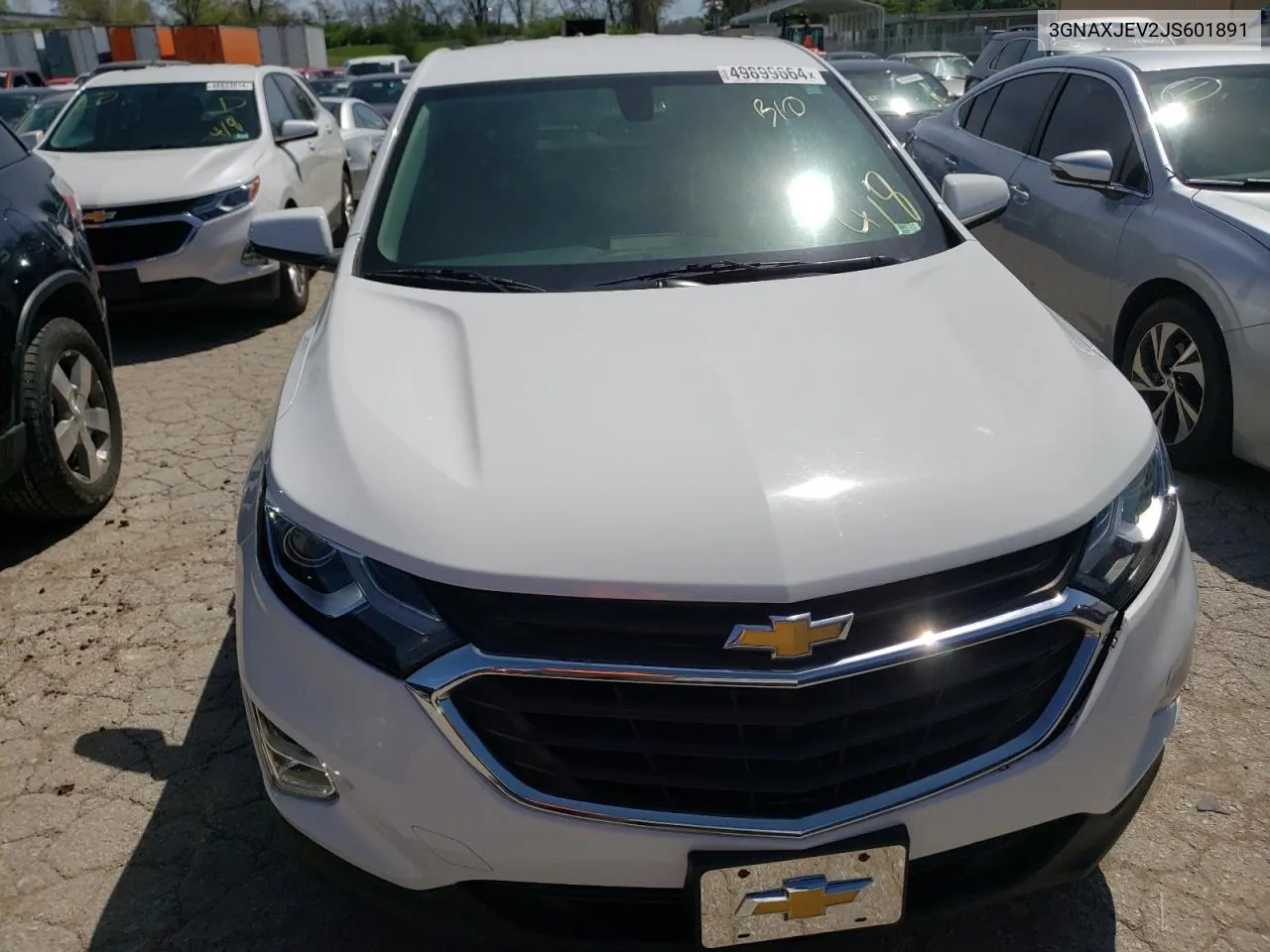 2018 Chevrolet Equinox Lt VIN: 3GNAXJEV2JS601891 Lot: 49899664