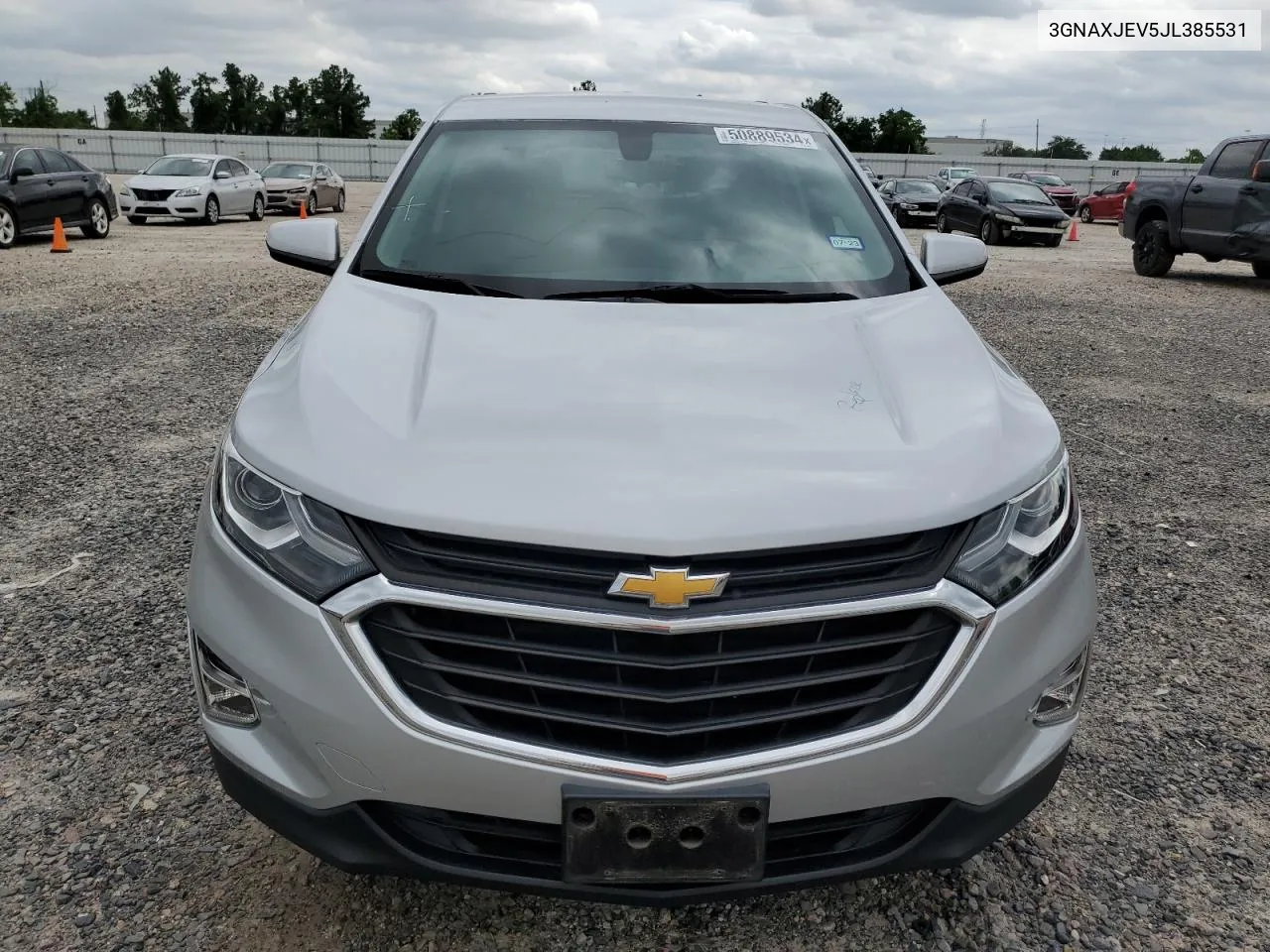 2018 Chevrolet Equinox Lt VIN: 3GNAXJEV5JL385531 Lot: 50889534