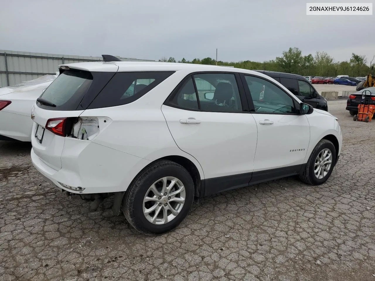 2018 Chevrolet Equinox Ls VIN: 2GNAXHEV9J6124626 Lot: 52067044