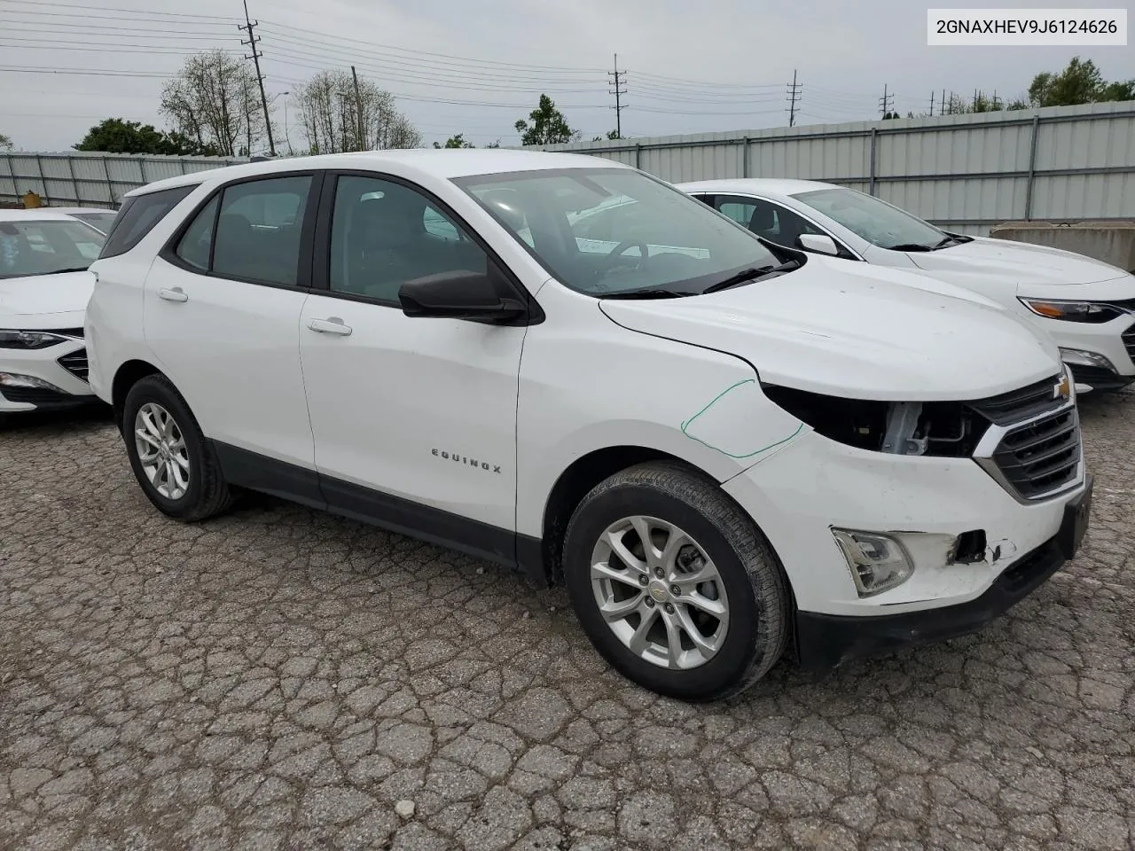 2018 Chevrolet Equinox Ls VIN: 2GNAXHEV9J6124626 Lot: 52067044