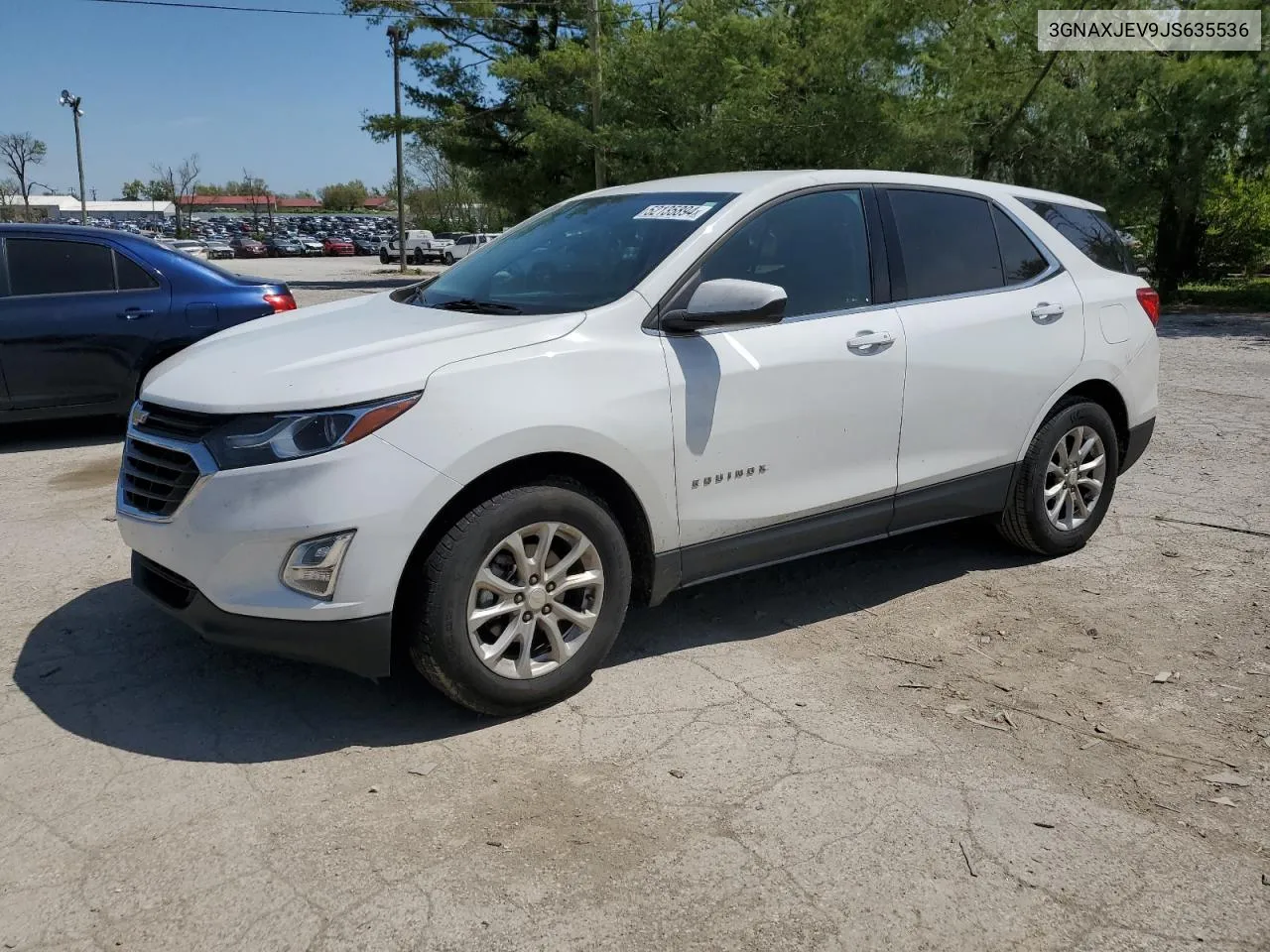 2018 Chevrolet Equinox Lt VIN: 3GNAXJEV9JS635536 Lot: 52135894