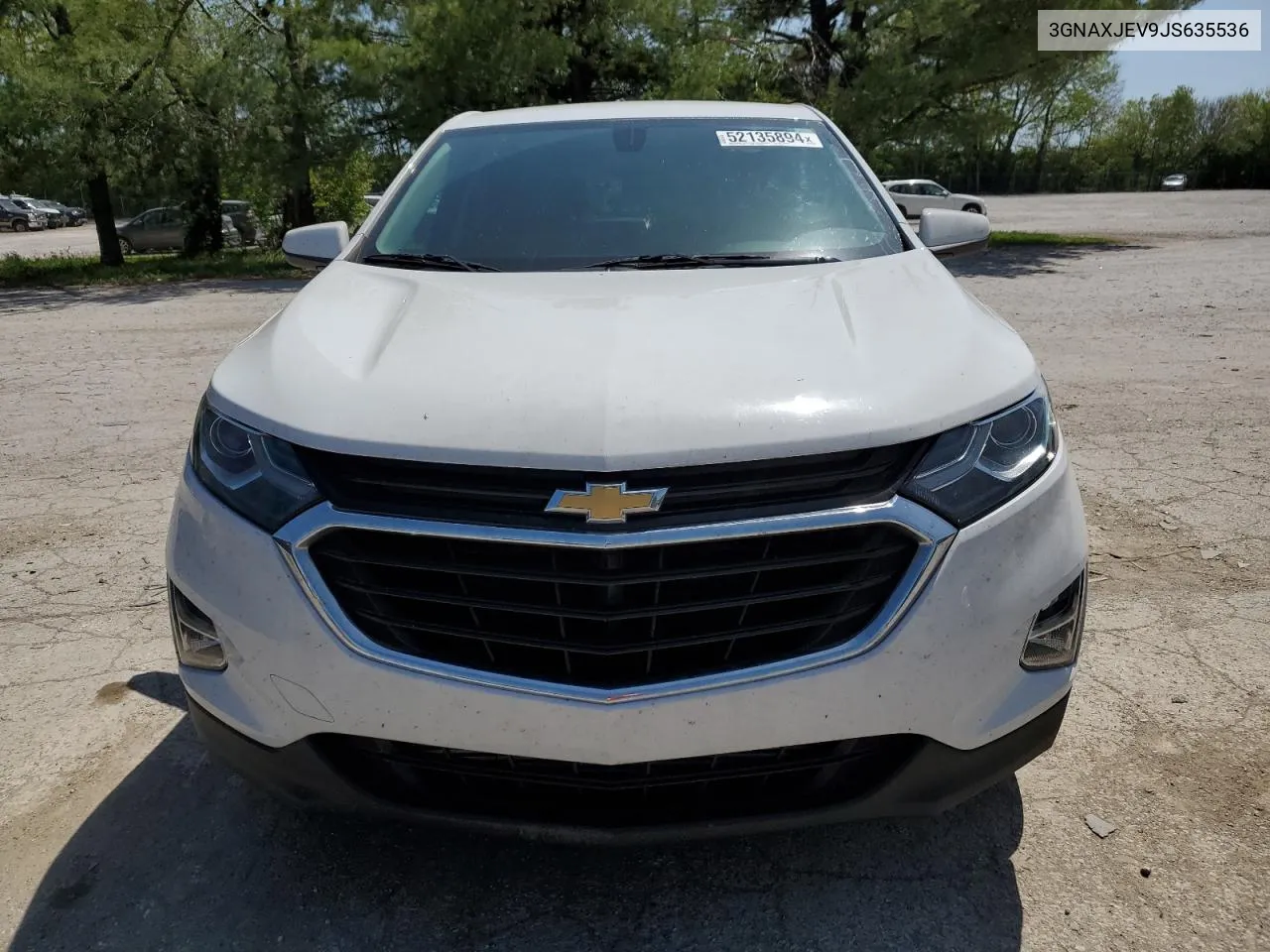 2018 Chevrolet Equinox Lt VIN: 3GNAXJEV9JS635536 Lot: 52135894