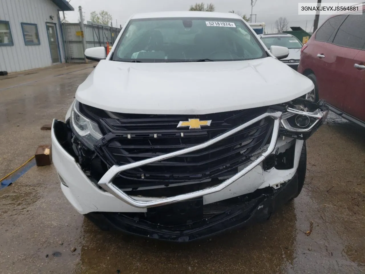 2018 Chevrolet Equinox Lt VIN: 3GNAXJEVXJS564881 Lot: 52181974