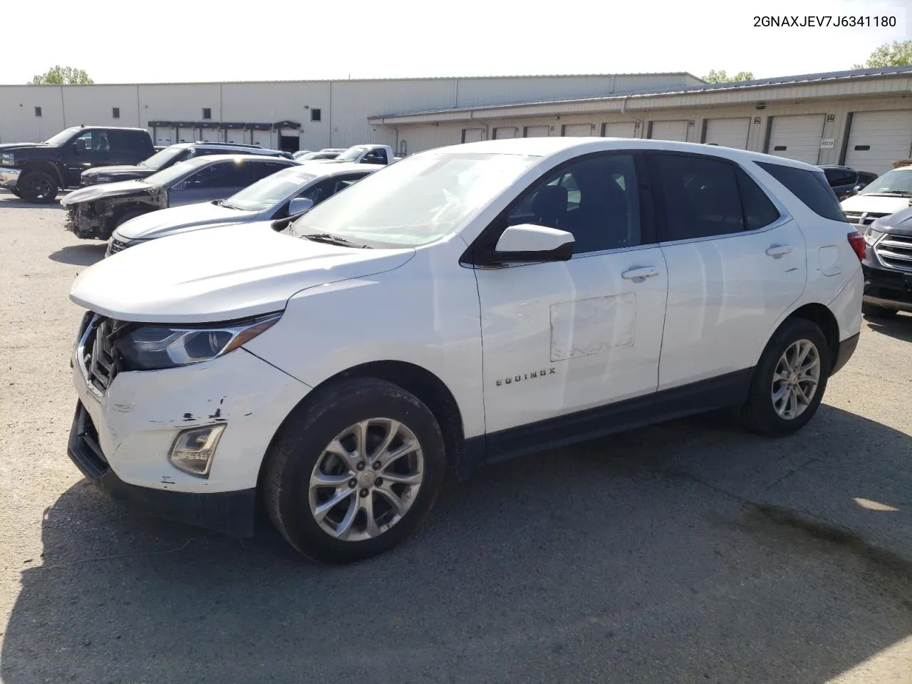 2018 Chevrolet Equinox Lt VIN: 2GNAXJEV7J6341180 Lot: 52278434