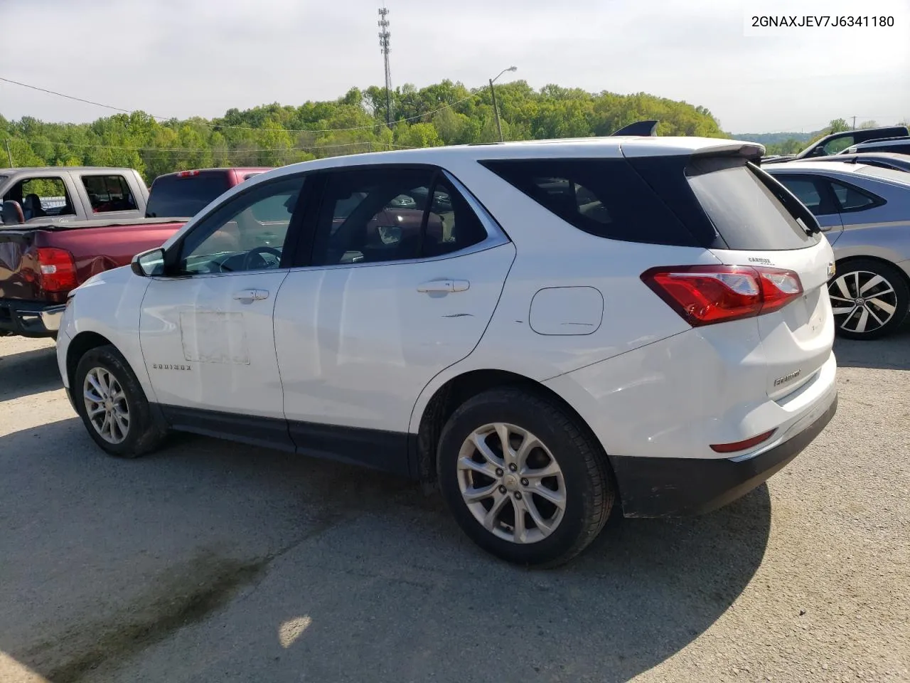 2018 Chevrolet Equinox Lt VIN: 2GNAXJEV7J6341180 Lot: 52278434