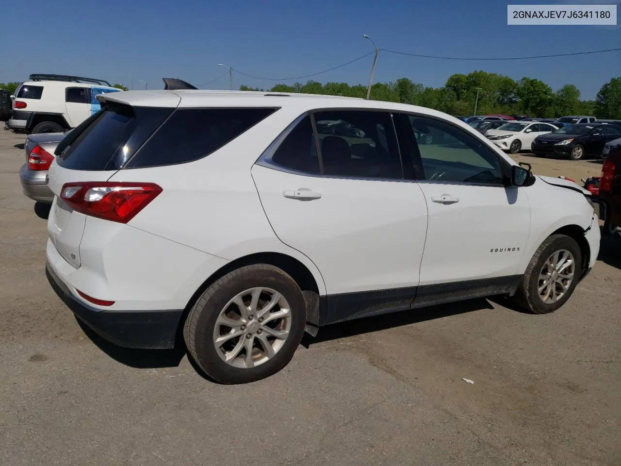 2018 Chevrolet Equinox Lt VIN: 2GNAXJEV7J6341180 Lot: 52278434