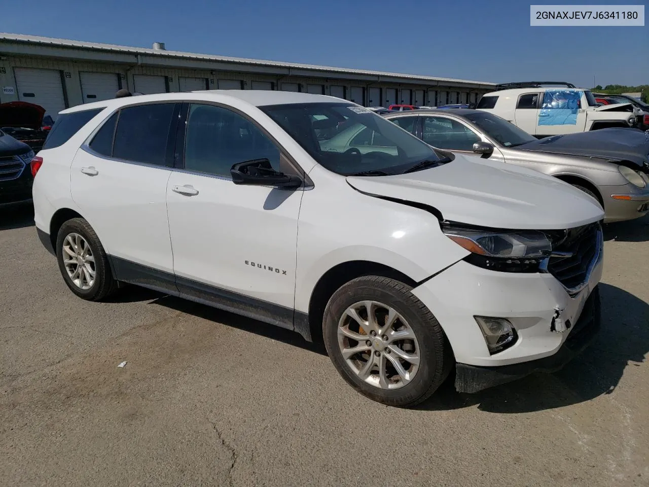 2018 Chevrolet Equinox Lt VIN: 2GNAXJEV7J6341180 Lot: 52278434