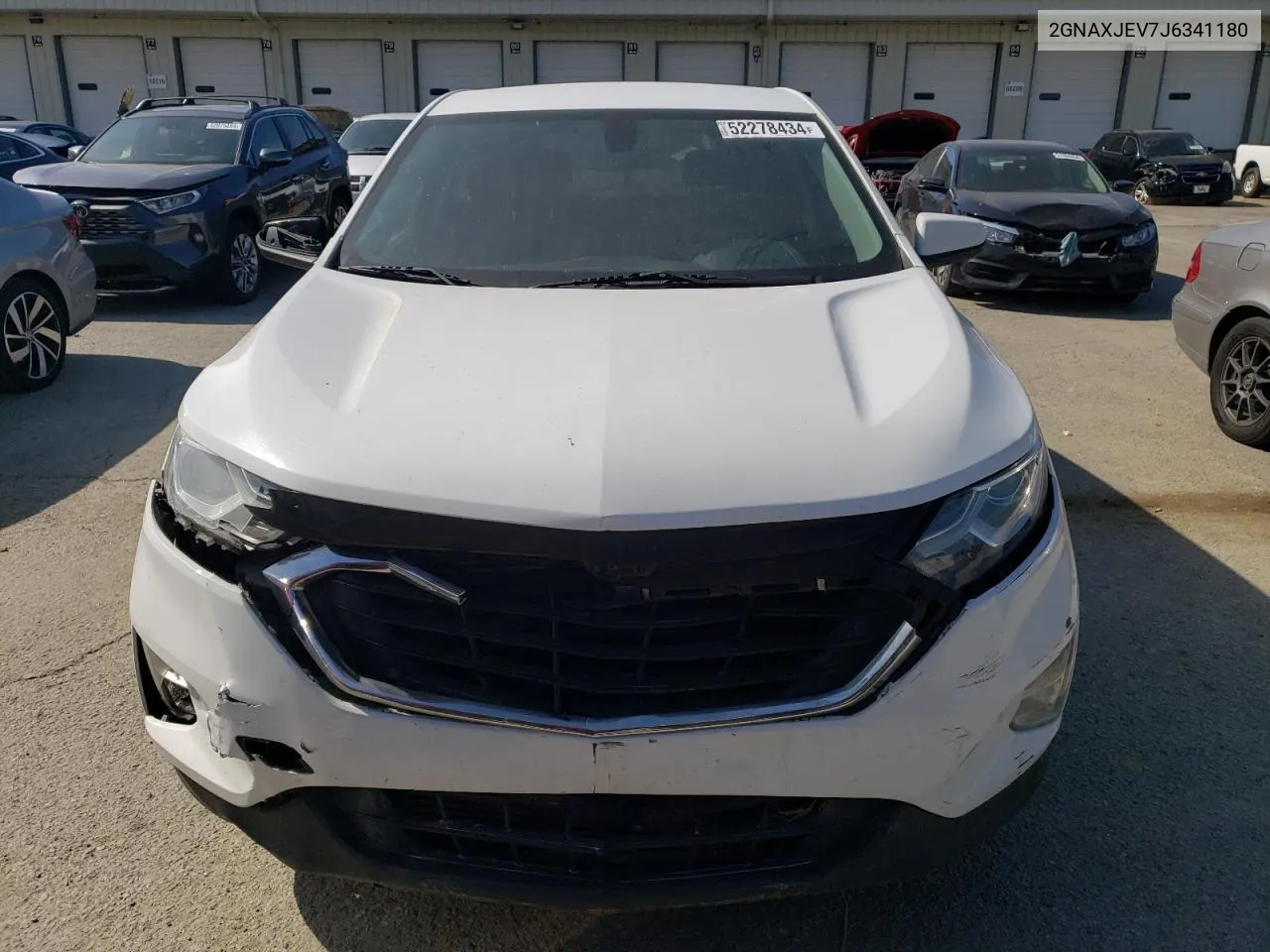 2018 Chevrolet Equinox Lt VIN: 2GNAXJEV7J6341180 Lot: 52278434