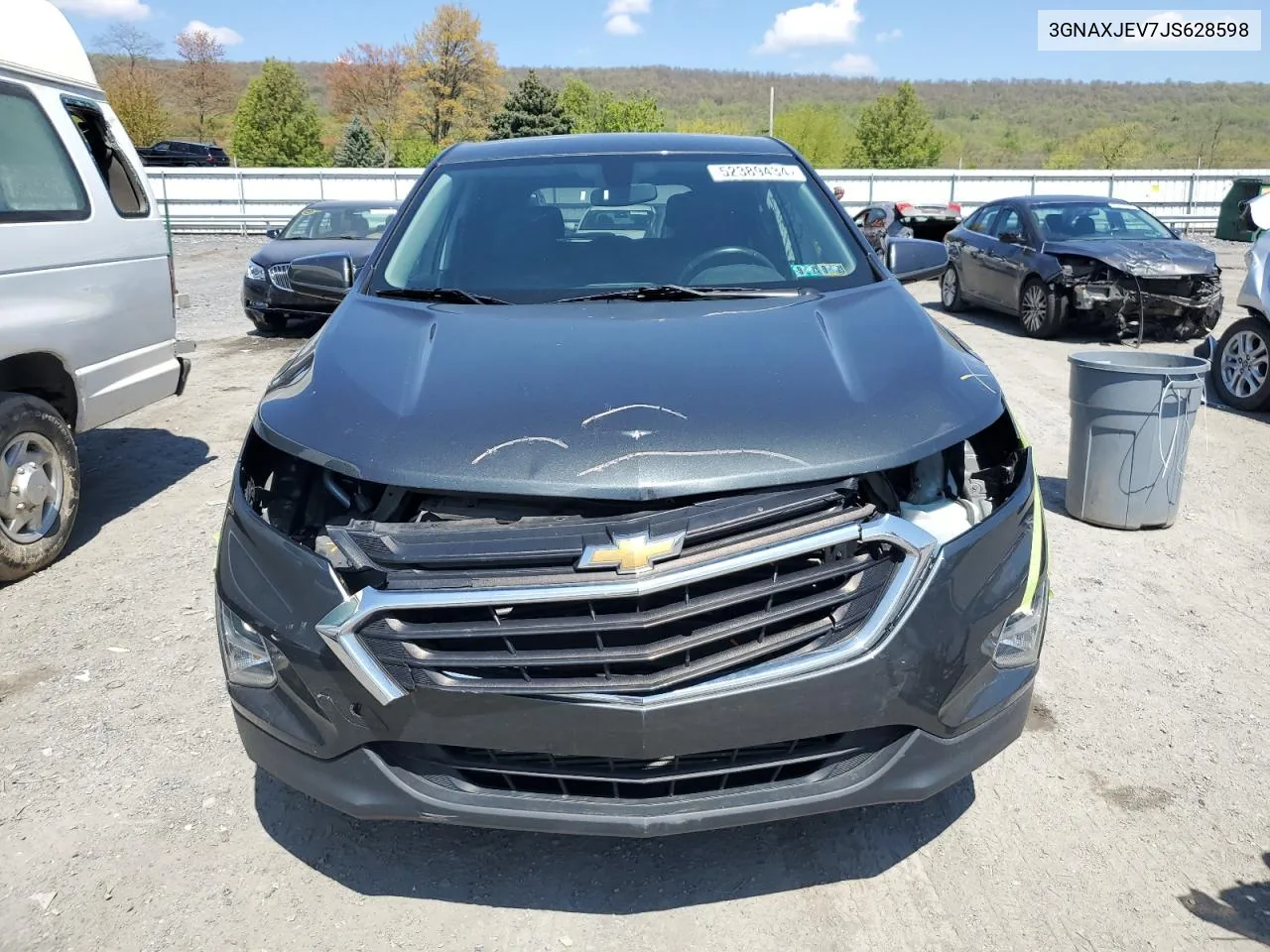 2018 Chevrolet Equinox Lt VIN: 3GNAXJEV7JS628598 Lot: 52389434