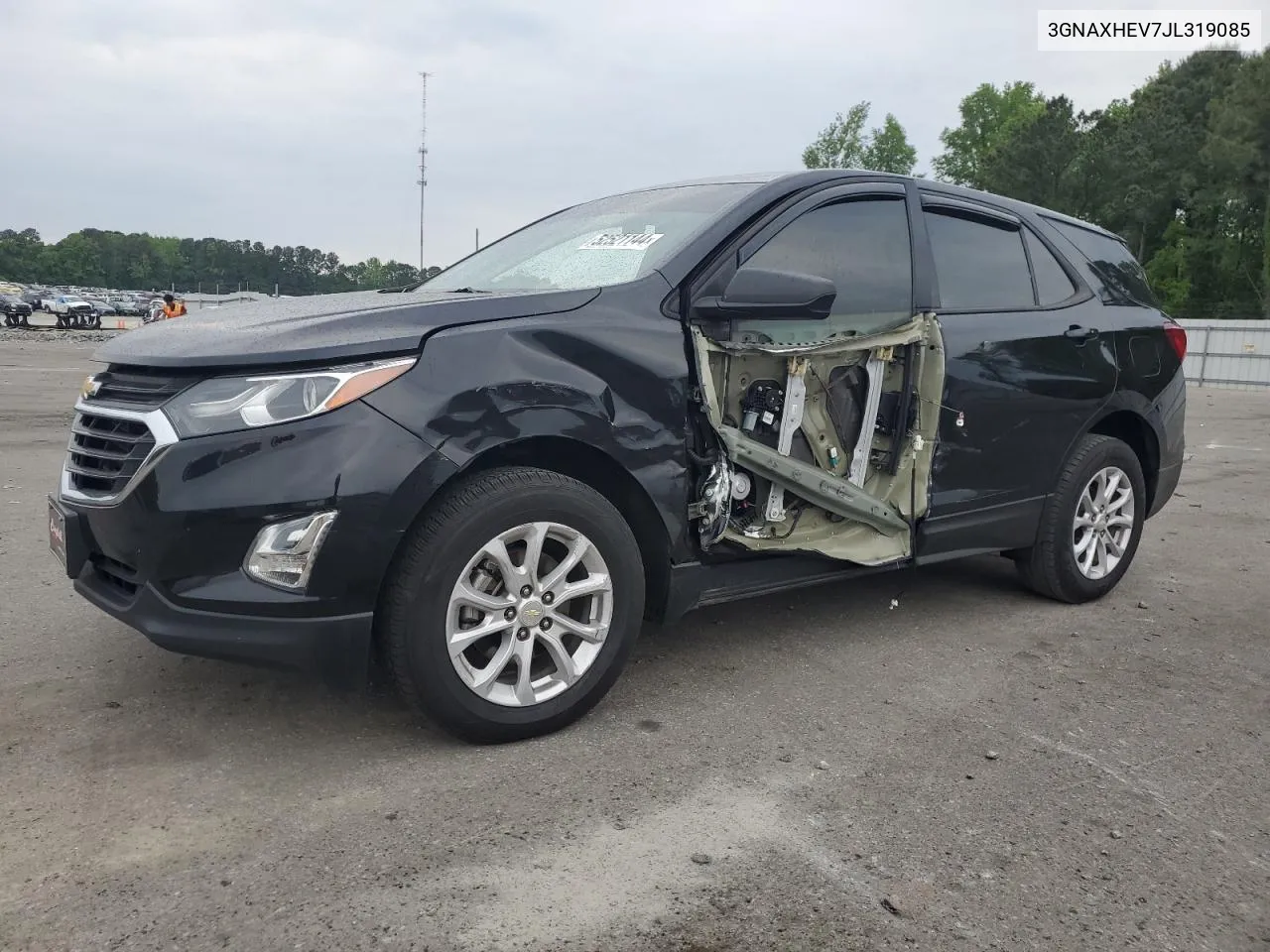 2018 Chevrolet Equinox Ls VIN: 3GNAXHEV7JL319085 Lot: 52521144