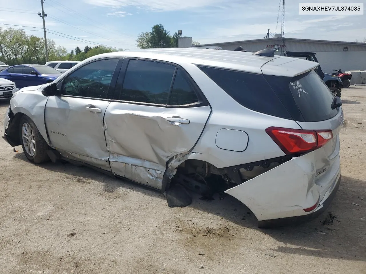 2018 Chevrolet Equinox Ls VIN: 3GNAXHEV7JL374085 Lot: 52553664