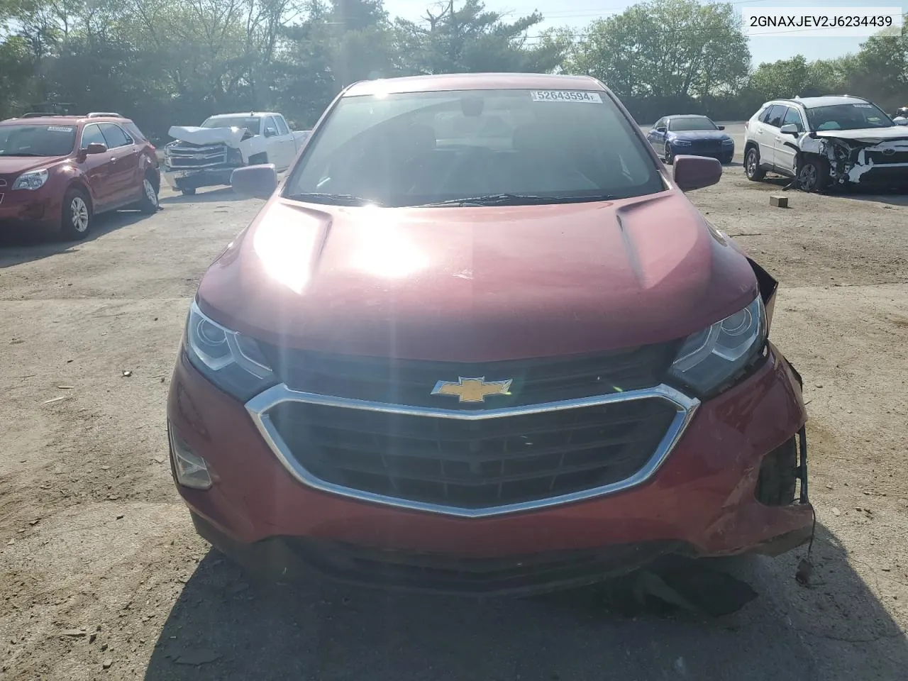 2GNAXJEV2J6234439 2018 Chevrolet Equinox Lt