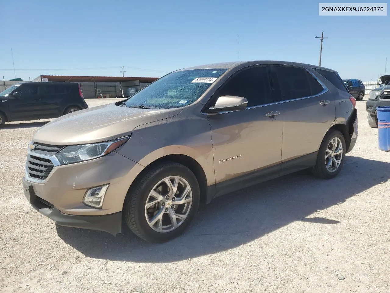 2018 Chevrolet Equinox Lt VIN: 2GNAXKEX9J6224370 Lot: 52659334