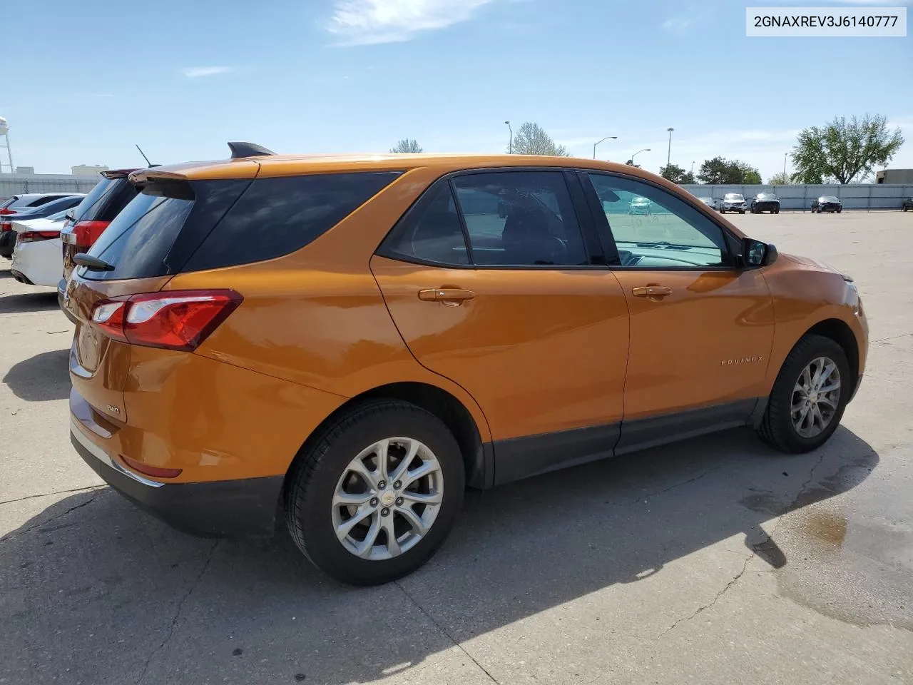 2018 Chevrolet Equinox Ls VIN: 2GNAXREV3J6140777 Lot: 52921314