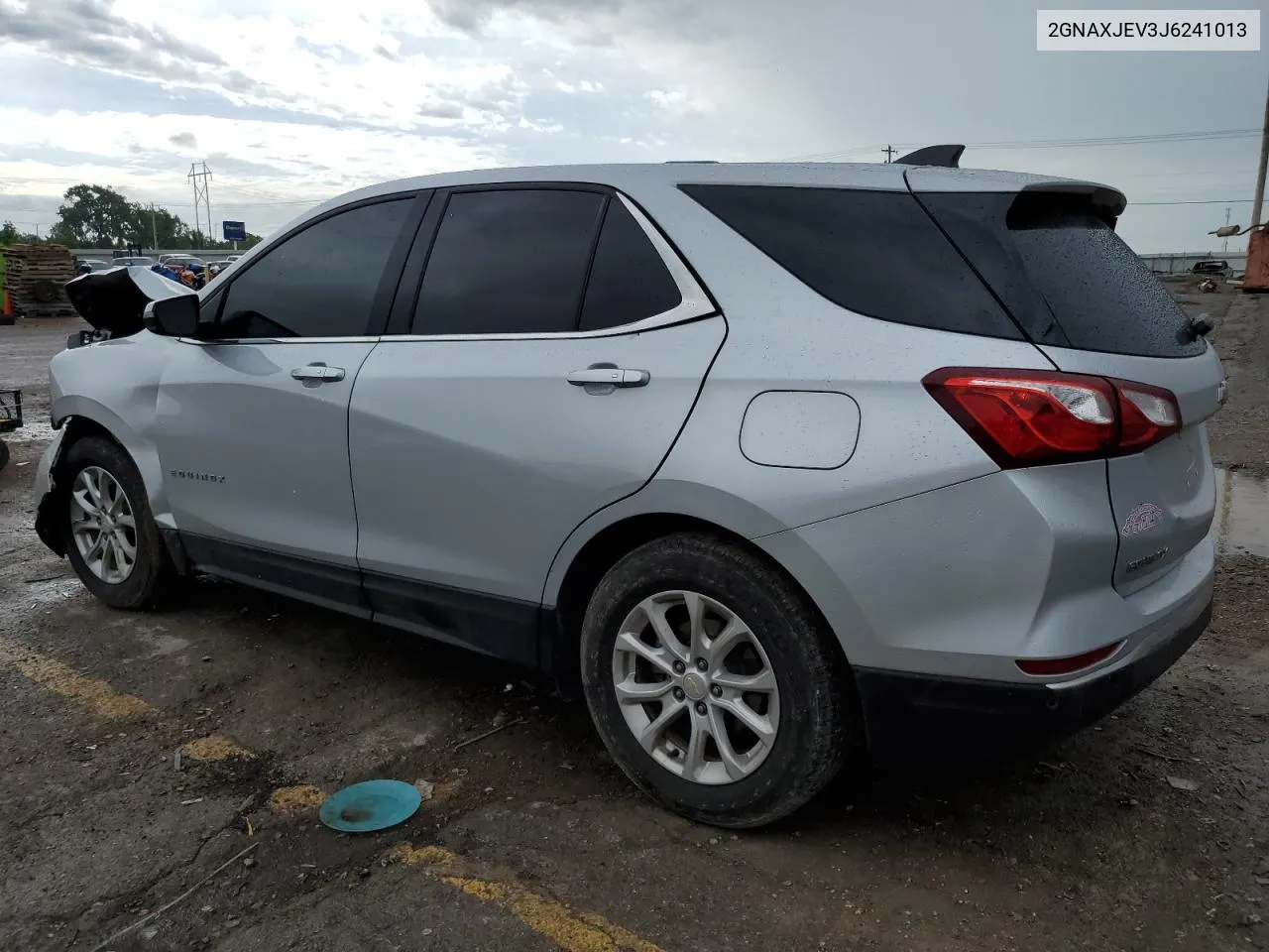 2018 Chevrolet Equinox Lt VIN: 2GNAXJEV3J6241013 Lot: 52950493