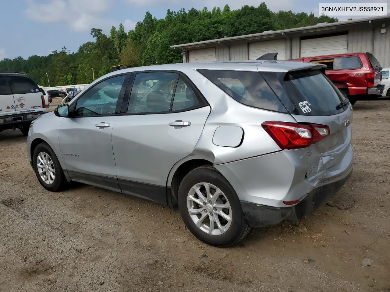 2018 Chevrolet Equinox Ls VIN: 3GNAXHEV2JS558971 Lot: 53861674