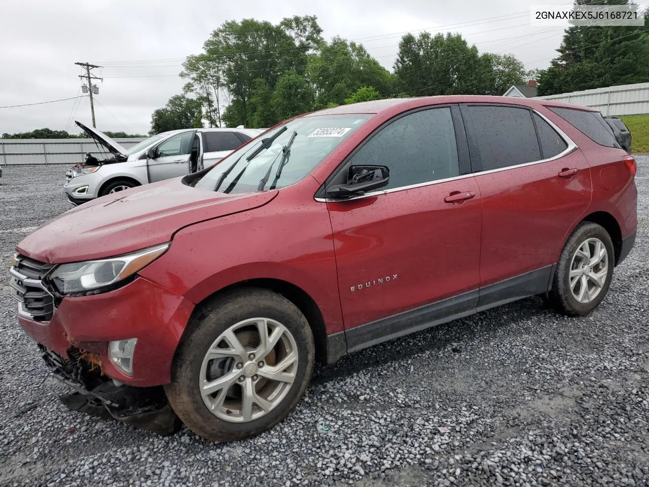 2018 Chevrolet Equinox Lt VIN: 2GNAXKEX5J6168721 Lot: 53953274