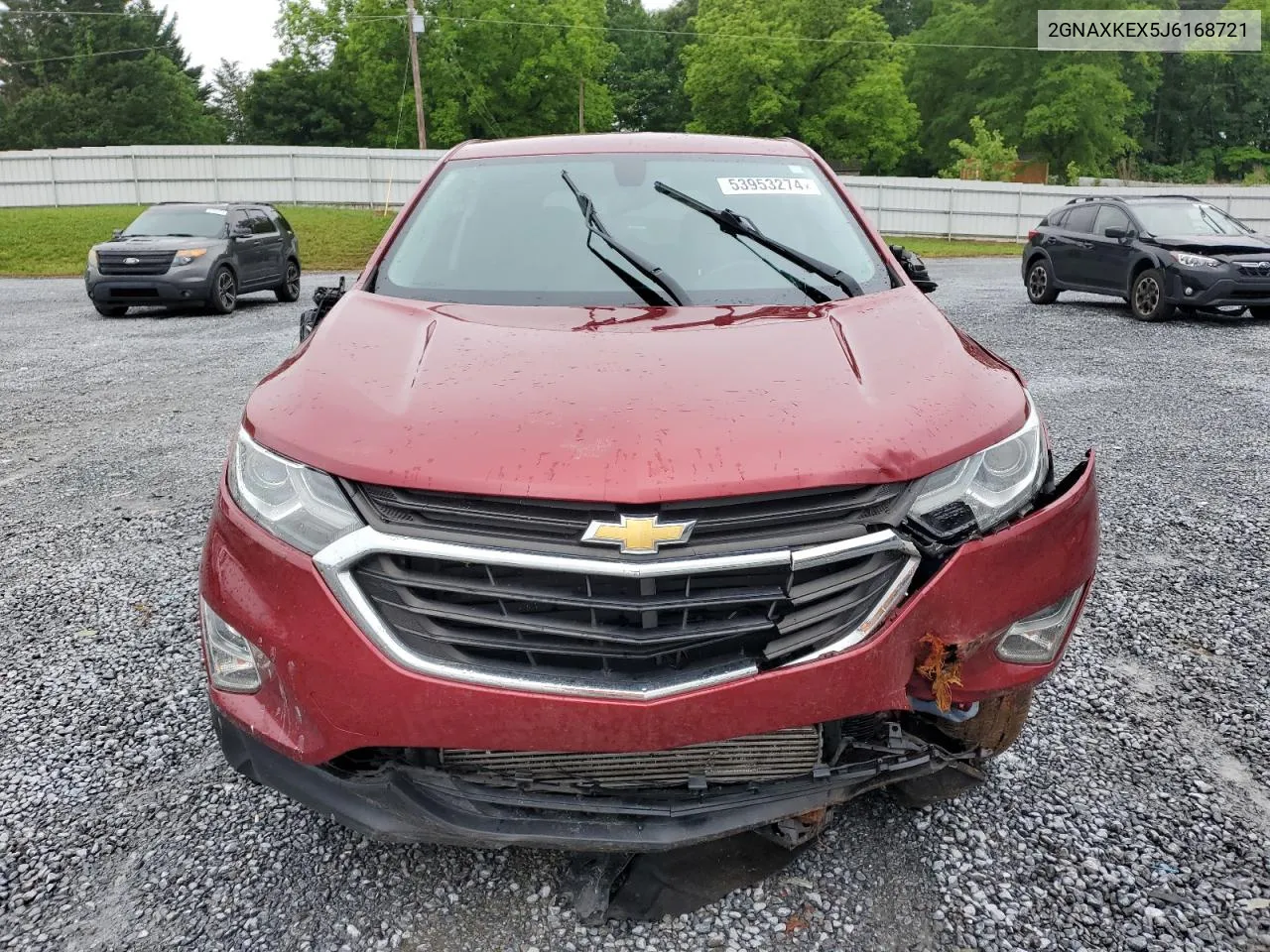 2018 Chevrolet Equinox Lt VIN: 2GNAXKEX5J6168721 Lot: 53953274