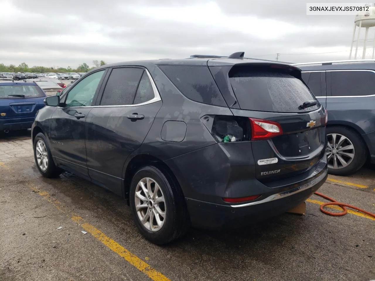 2018 Chevrolet Equinox Lt VIN: 3GNAXJEVXJS570812 Lot: 54001564