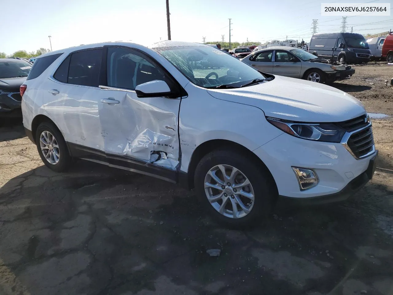 2018 Chevrolet Equinox Lt VIN: 2GNAXSEV6J6257664 Lot: 54004814