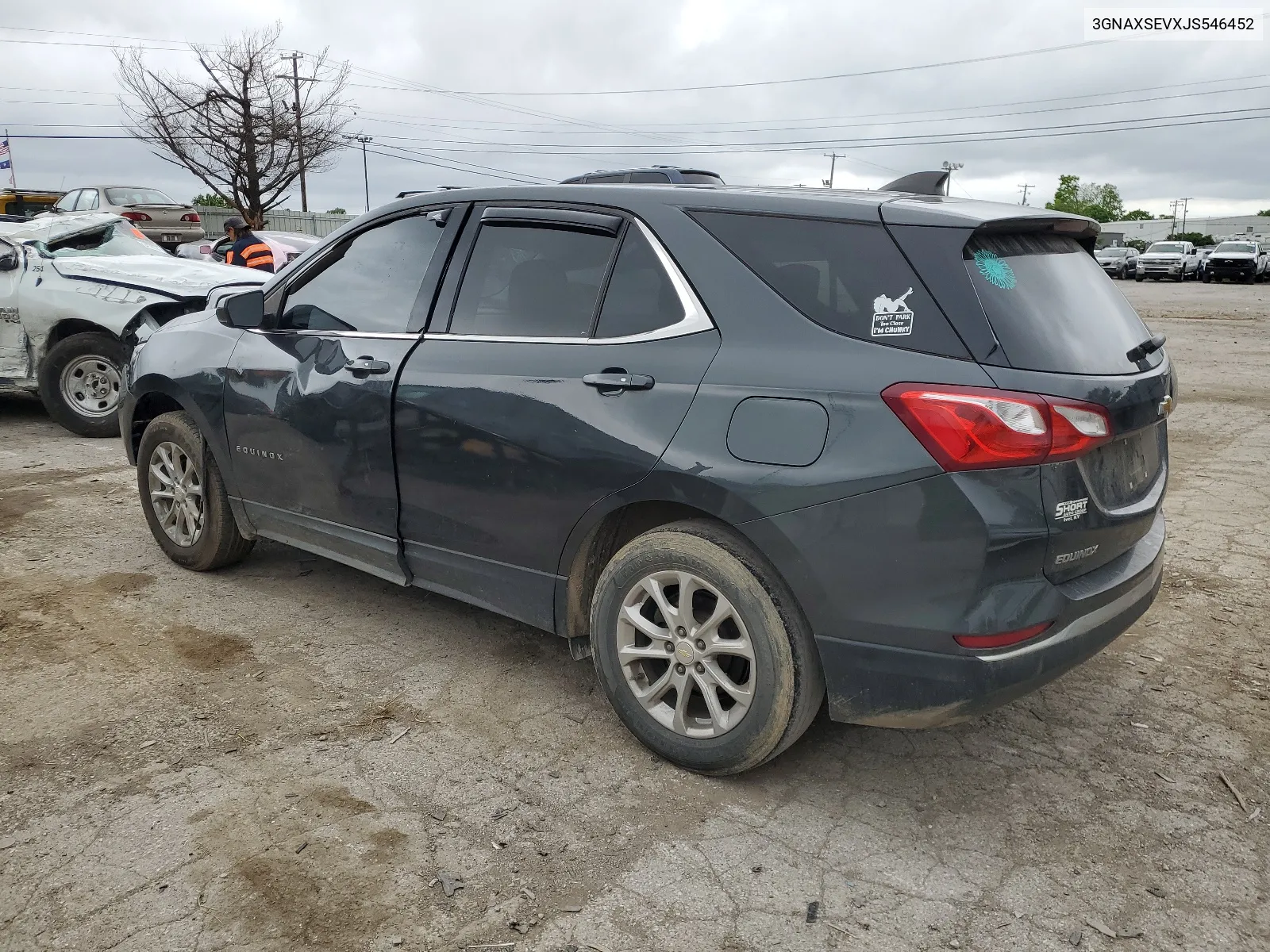 2018 Chevrolet Equinox Lt VIN: 3GNAXSEVXJS546452 Lot: 54132354