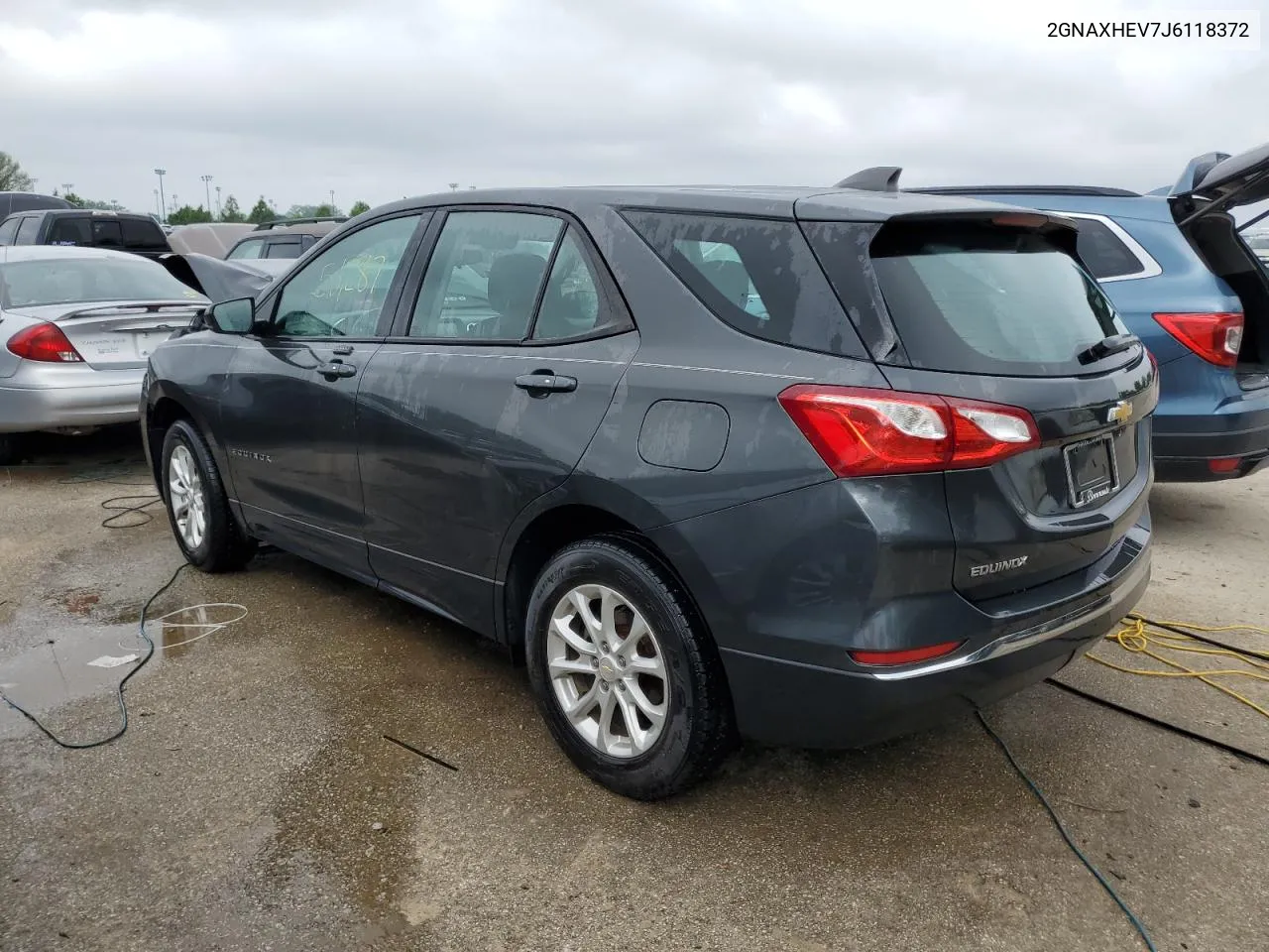 2018 Chevrolet Equinox Ls VIN: 2GNAXHEV7J6118372 Lot: 54424344