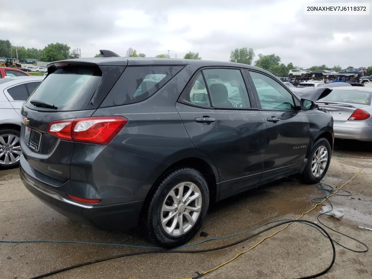 2018 Chevrolet Equinox Ls VIN: 2GNAXHEV7J6118372 Lot: 54424344