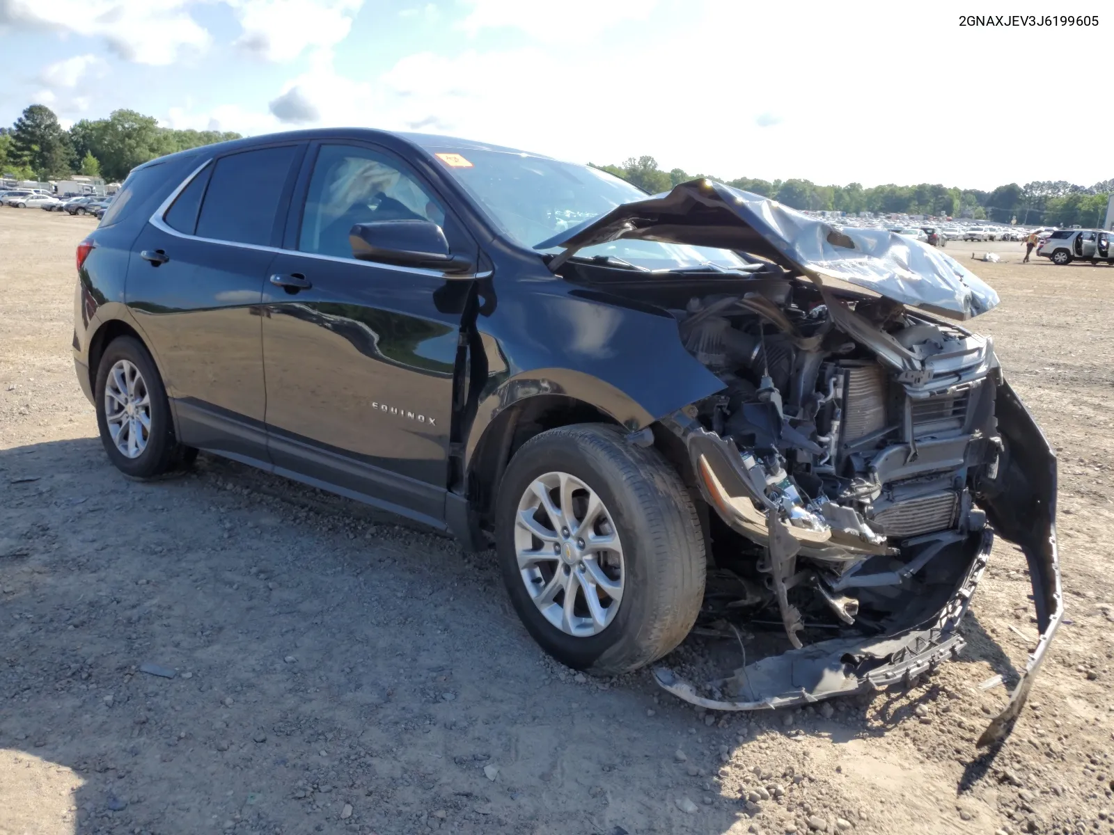 2018 Chevrolet Equinox Lt VIN: 2GNAXJEV3J6199605 Lot: 54531414