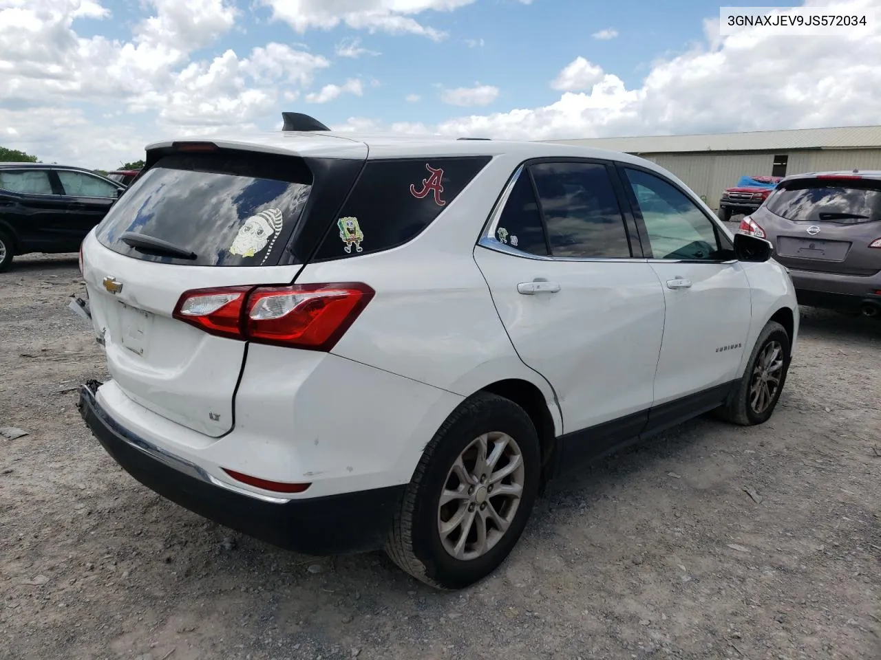 2018 Chevrolet Equinox Lt VIN: 3GNAXJEV9JS572034 Lot: 54569694