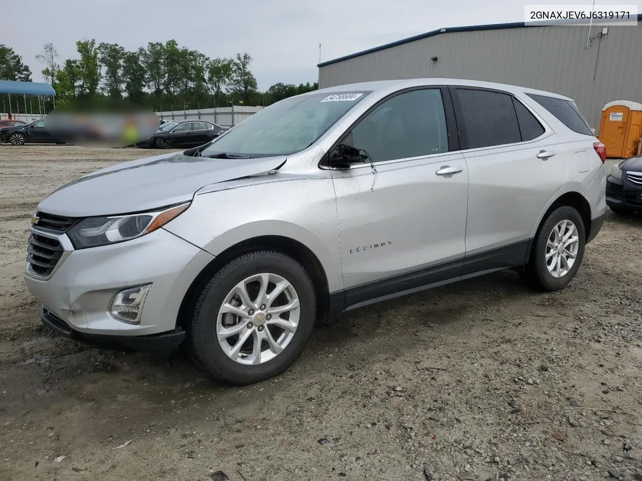 2018 Chevrolet Equinox Lt VIN: 2GNAXJEV6J6319171 Lot: 54758684