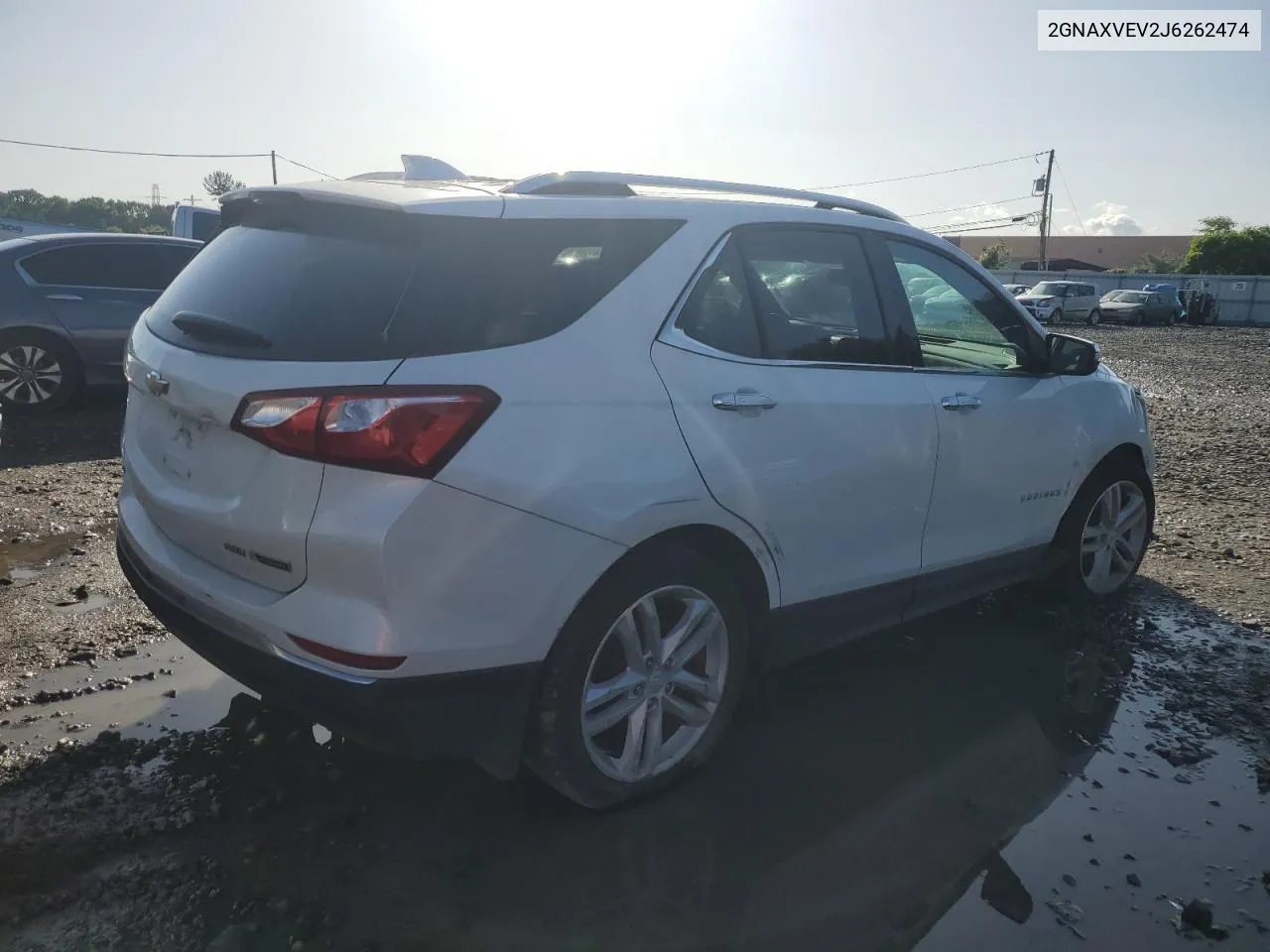 2018 Chevrolet Equinox Premier VIN: 2GNAXVEV2J6262474 Lot: 54953514