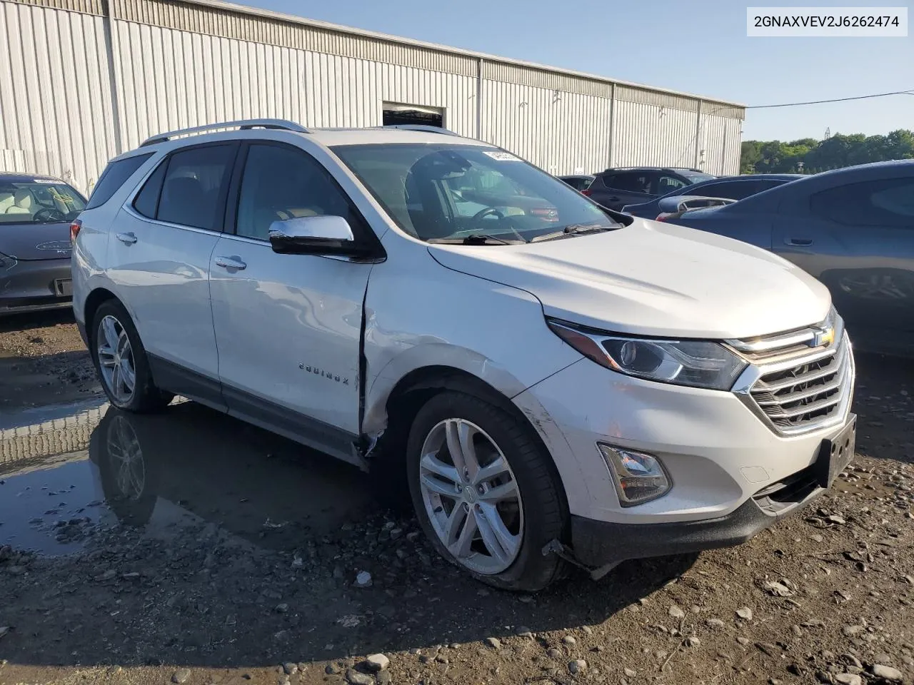 2018 Chevrolet Equinox Premier VIN: 2GNAXVEV2J6262474 Lot: 54953514