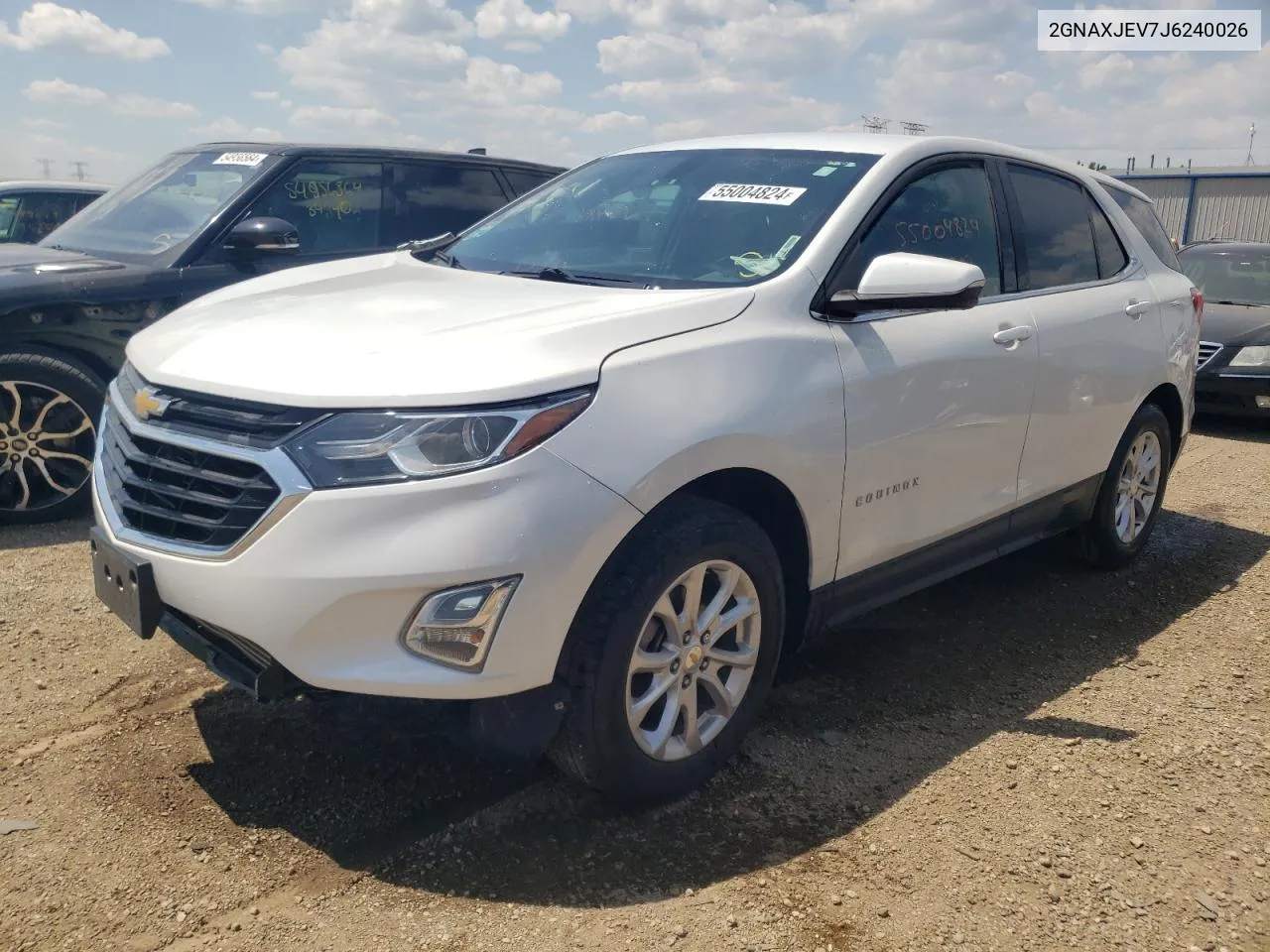 2018 Chevrolet Equinox Lt VIN: 2GNAXJEV7J6240026 Lot: 55004824