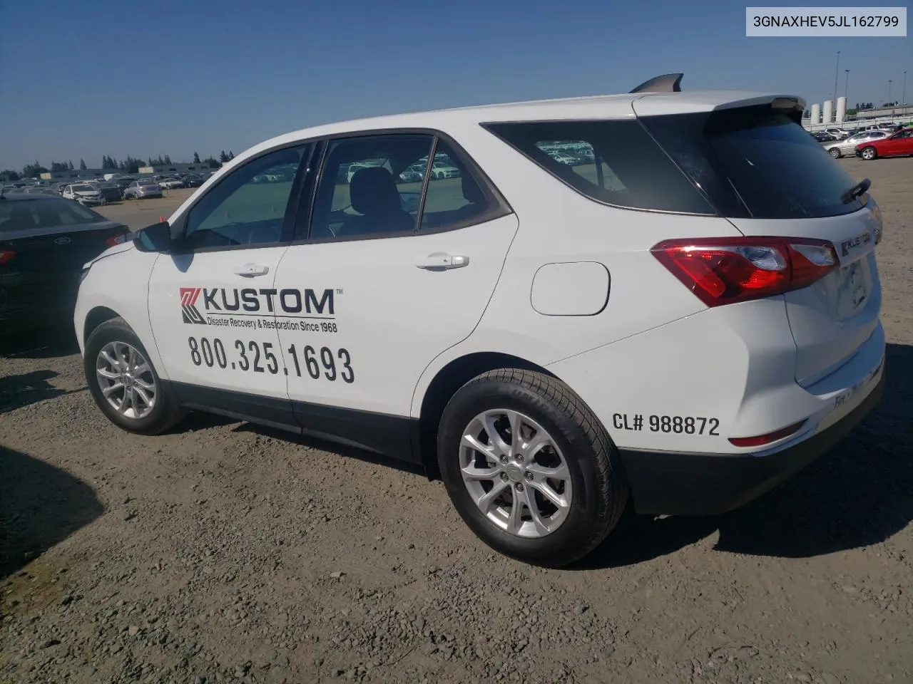 2018 Chevrolet Equinox Ls VIN: 3GNAXHEV5JL162799 Lot: 55116044