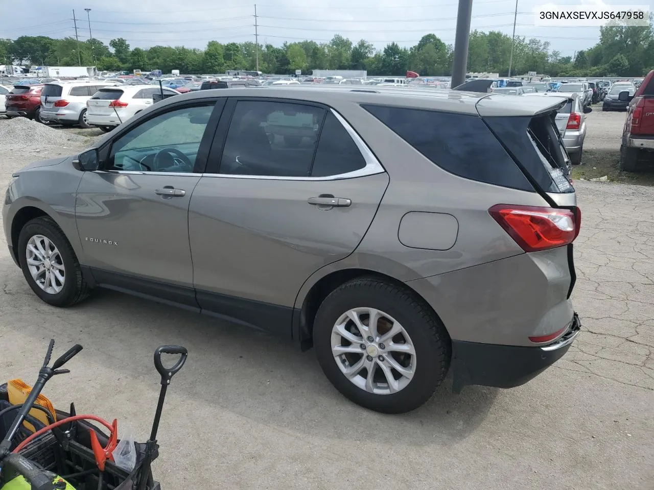 2018 Chevrolet Equinox Lt VIN: 3GNAXSEVXJS647958 Lot: 55404204