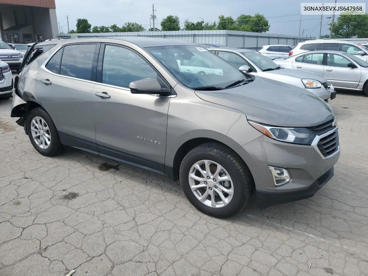 2018 Chevrolet Equinox Lt VIN: 3GNAXSEVXJS647958 Lot: 55404204