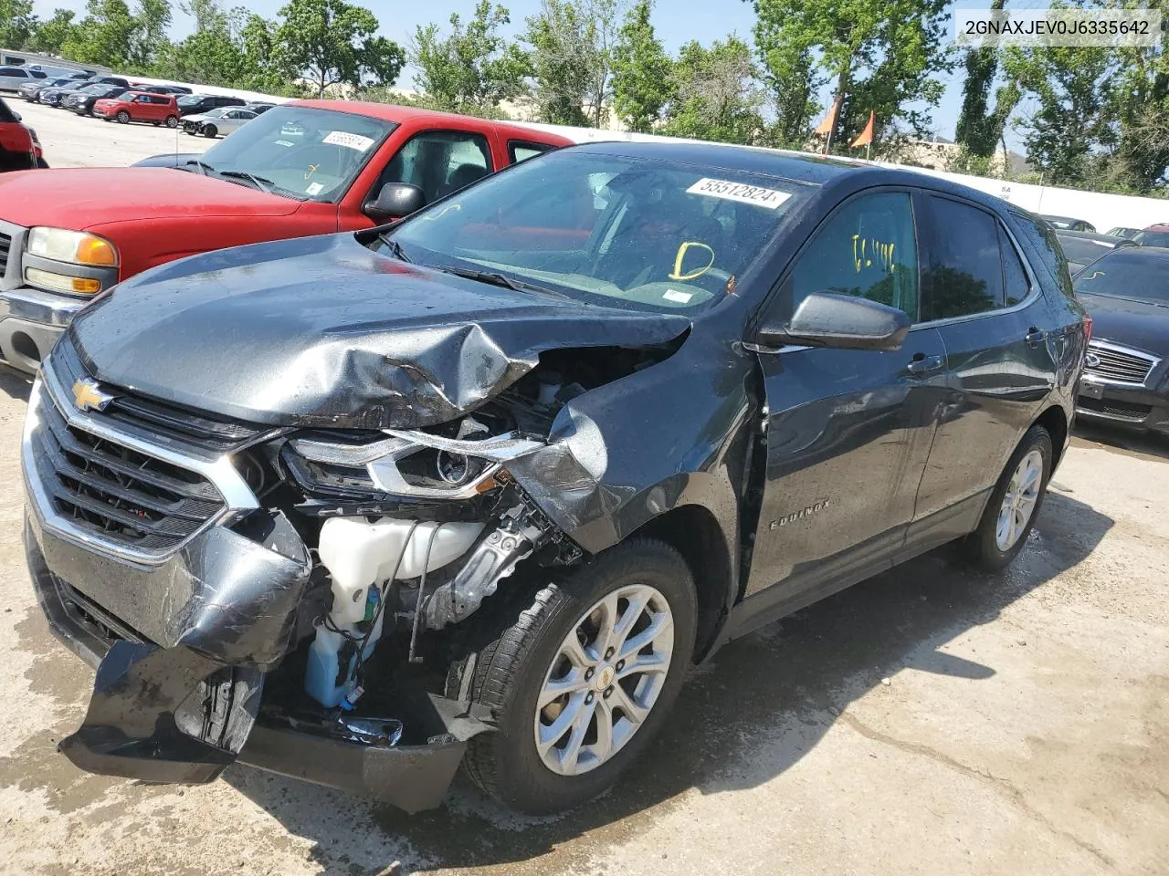 2GNAXJEV0J6335642 2018 Chevrolet Equinox Lt