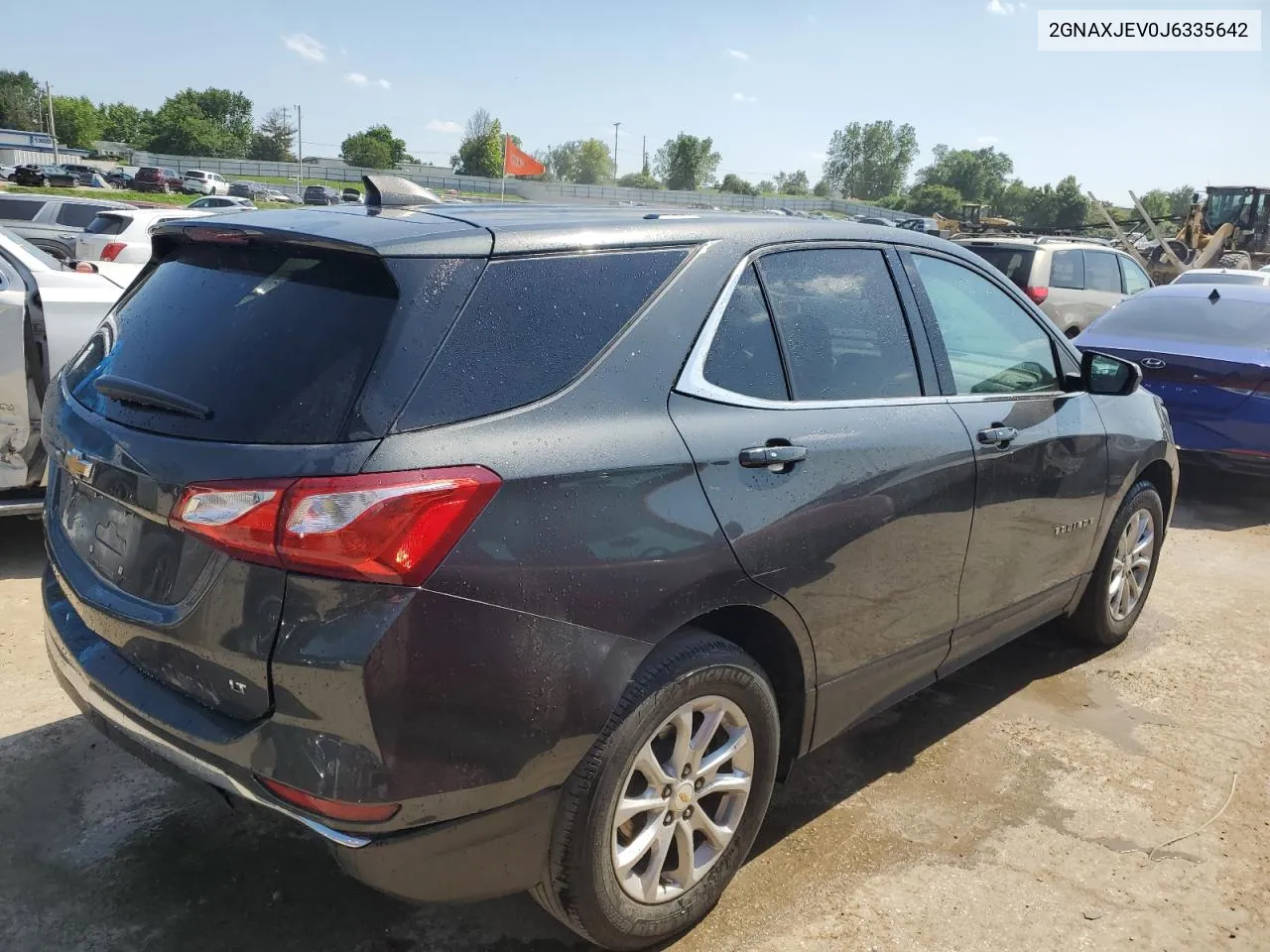 2018 Chevrolet Equinox Lt VIN: 2GNAXJEV0J6335642 Lot: 55512824