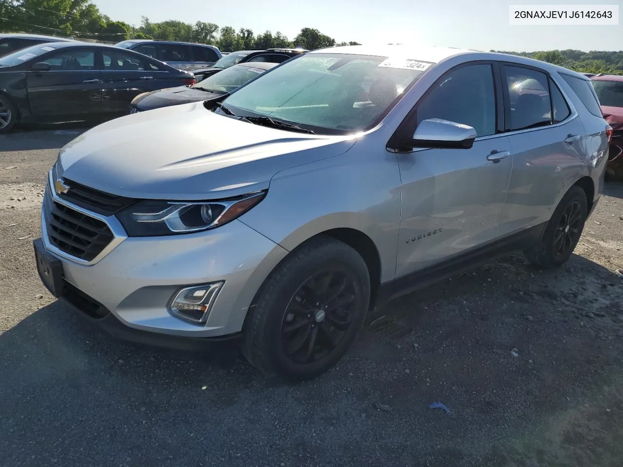 2018 Chevrolet Equinox Lt VIN: 2GNAXJEV1J6142643 Lot: 55972324