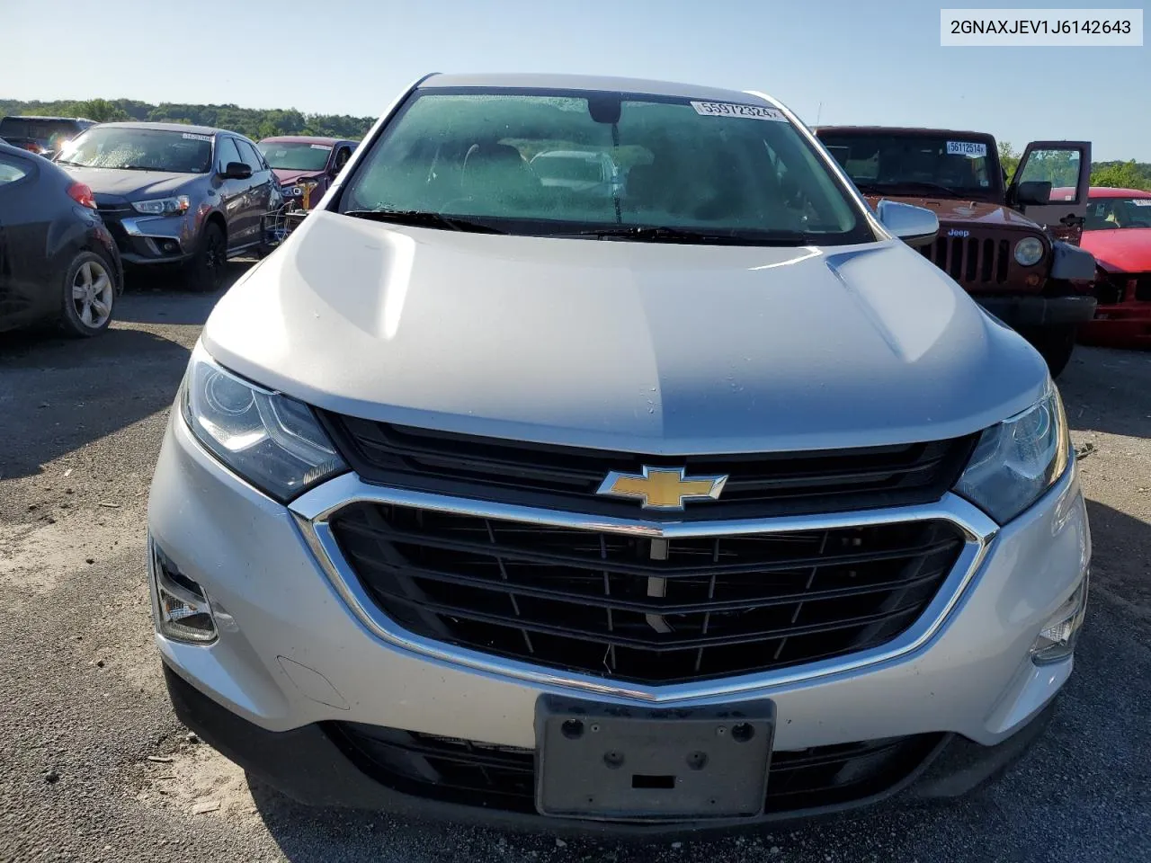 2018 Chevrolet Equinox Lt VIN: 2GNAXJEV1J6142643 Lot: 55972324