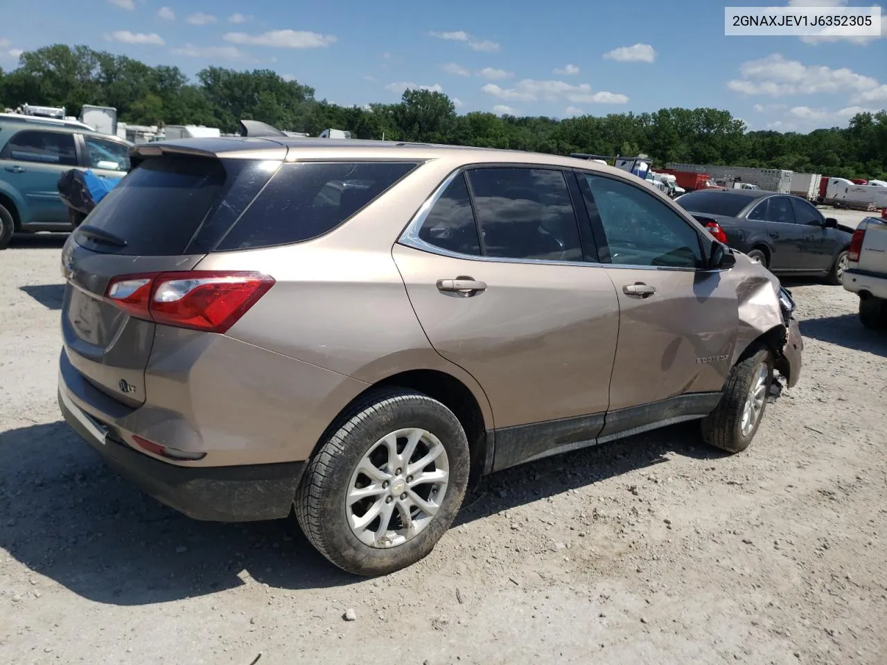 2018 Chevrolet Equinox Lt VIN: 2GNAXJEV1J6352305 Lot: 56050304